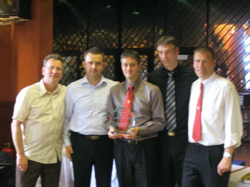 Finn, Deasy, John, Tree and Westy after John's presentation.