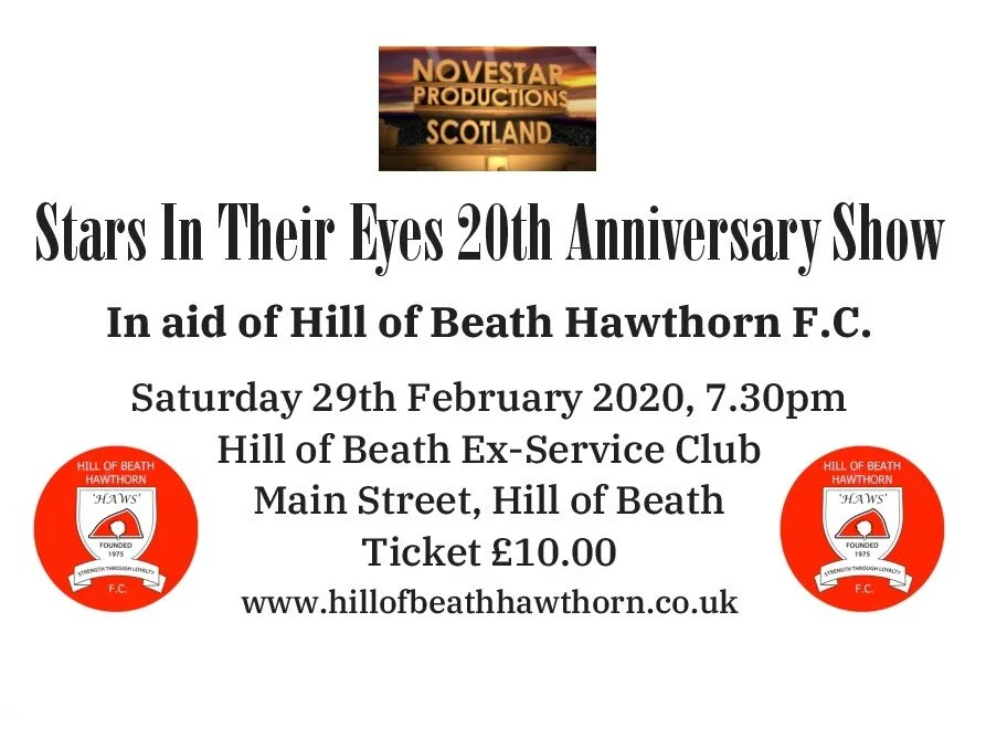 Stars in Their Eyes Fundraiser - Saturday 29th February 2020