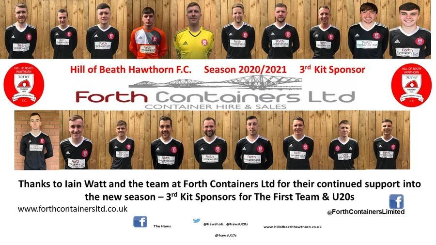 SPONSOR NEWS - Iain Watt &amp; Forth Containers Ltd