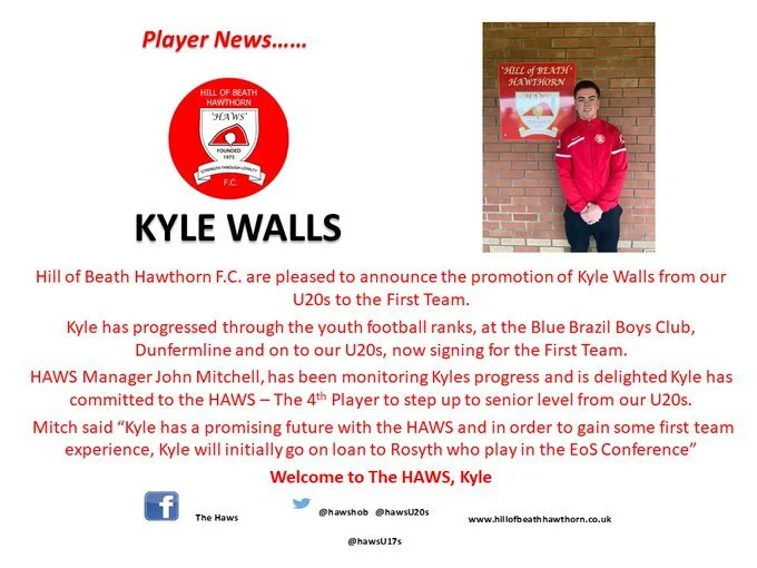 Player News - Kyle Walls