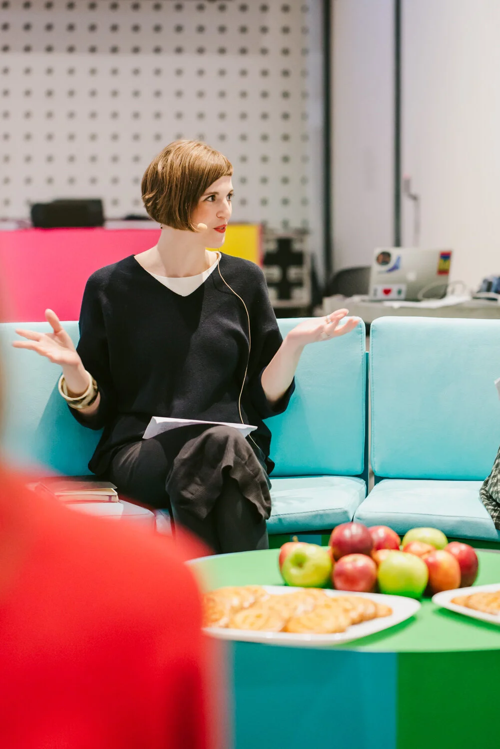 Architect Amy Learmonth at Workaround conference, RMIT Design Hub 2018