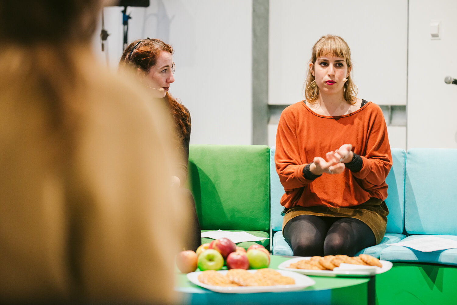 Aleea Monsour at Workaround conference, RMIT Design Hub 2018