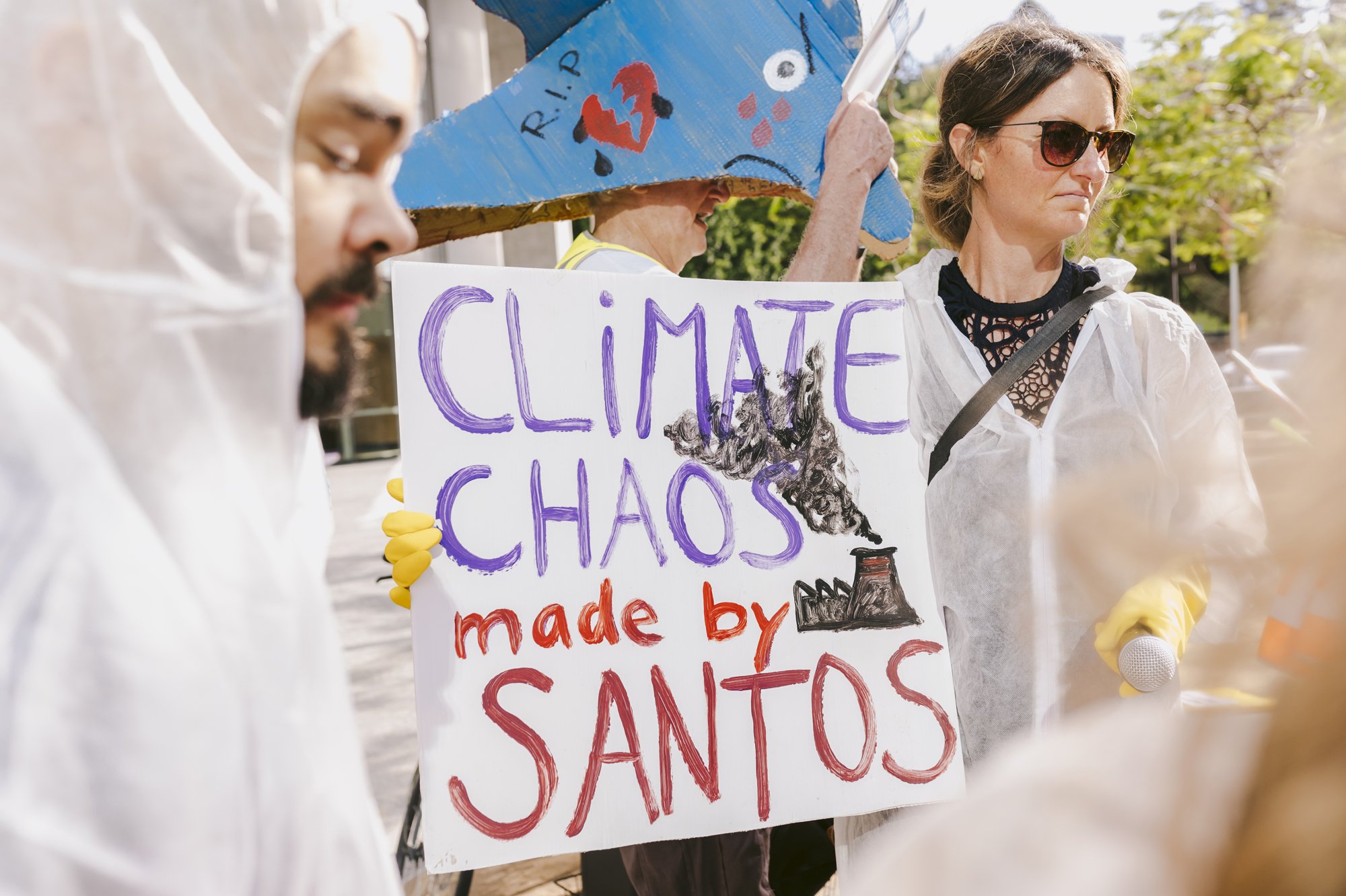  Queensland Conservation Council’s Dirty Dozen campaign outside Santos HQ 