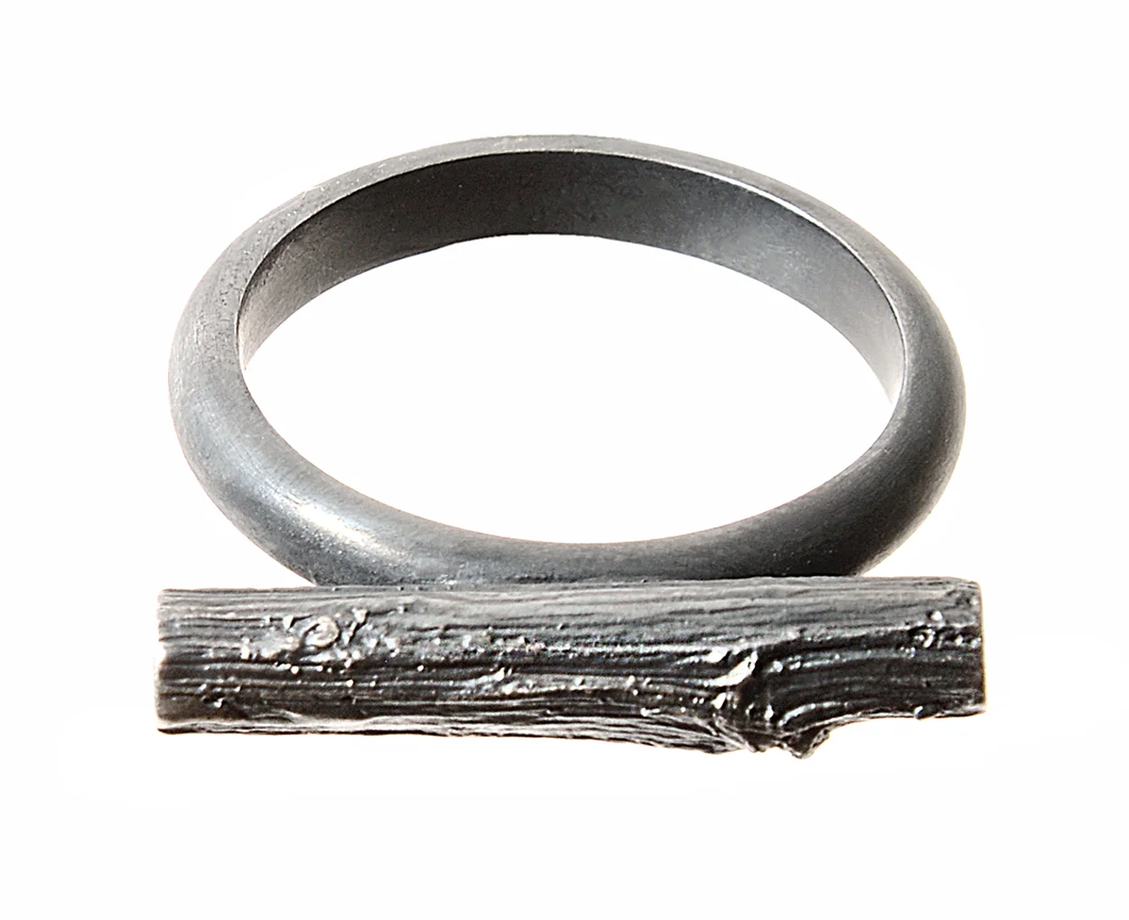 Hanami Ring - Oxidised Silver