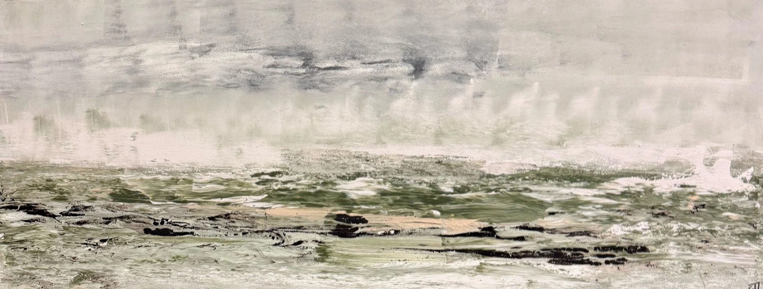 El invierno en el mar. 150x60