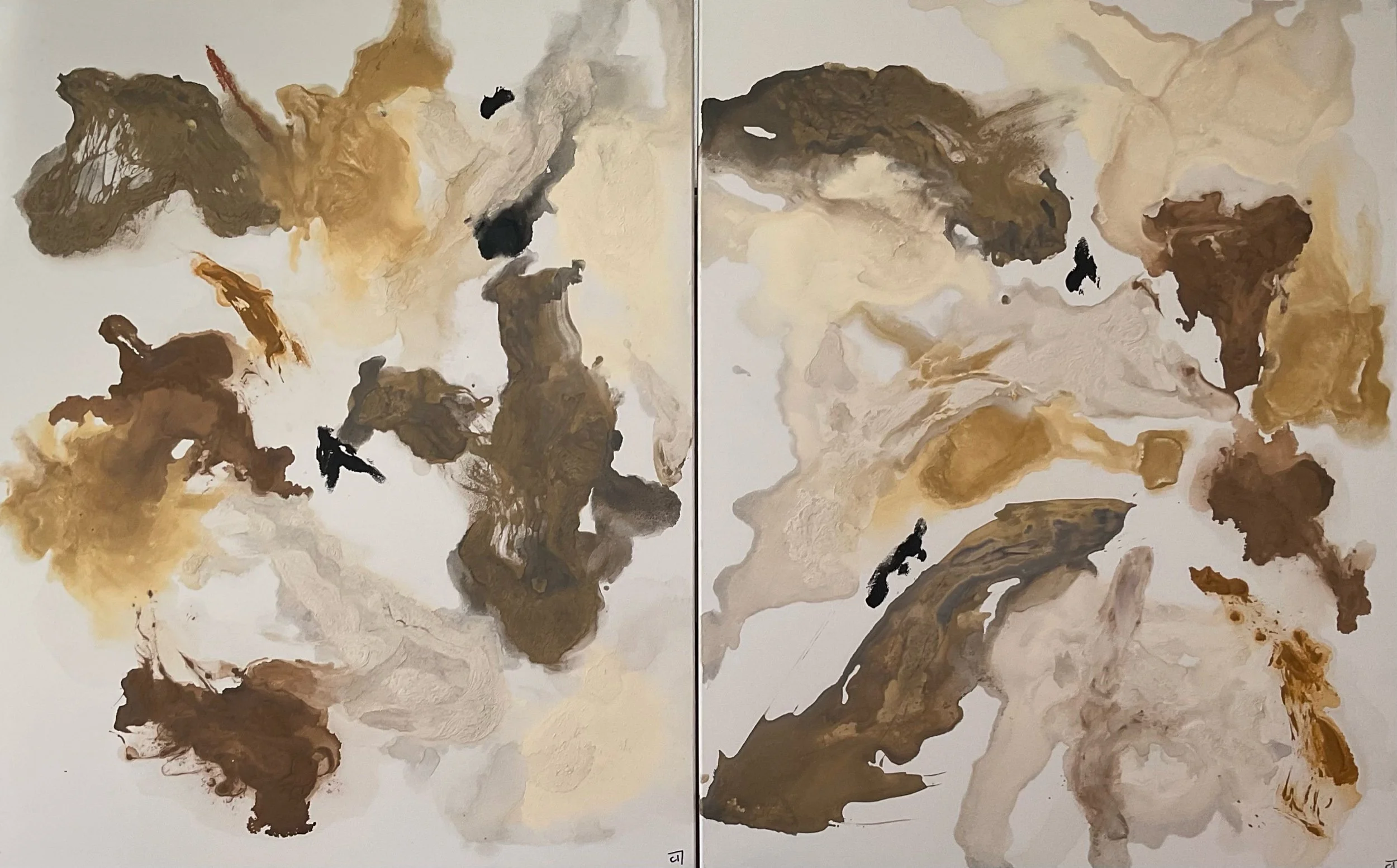 Me gustas mucho   (díptico) 2x78x98