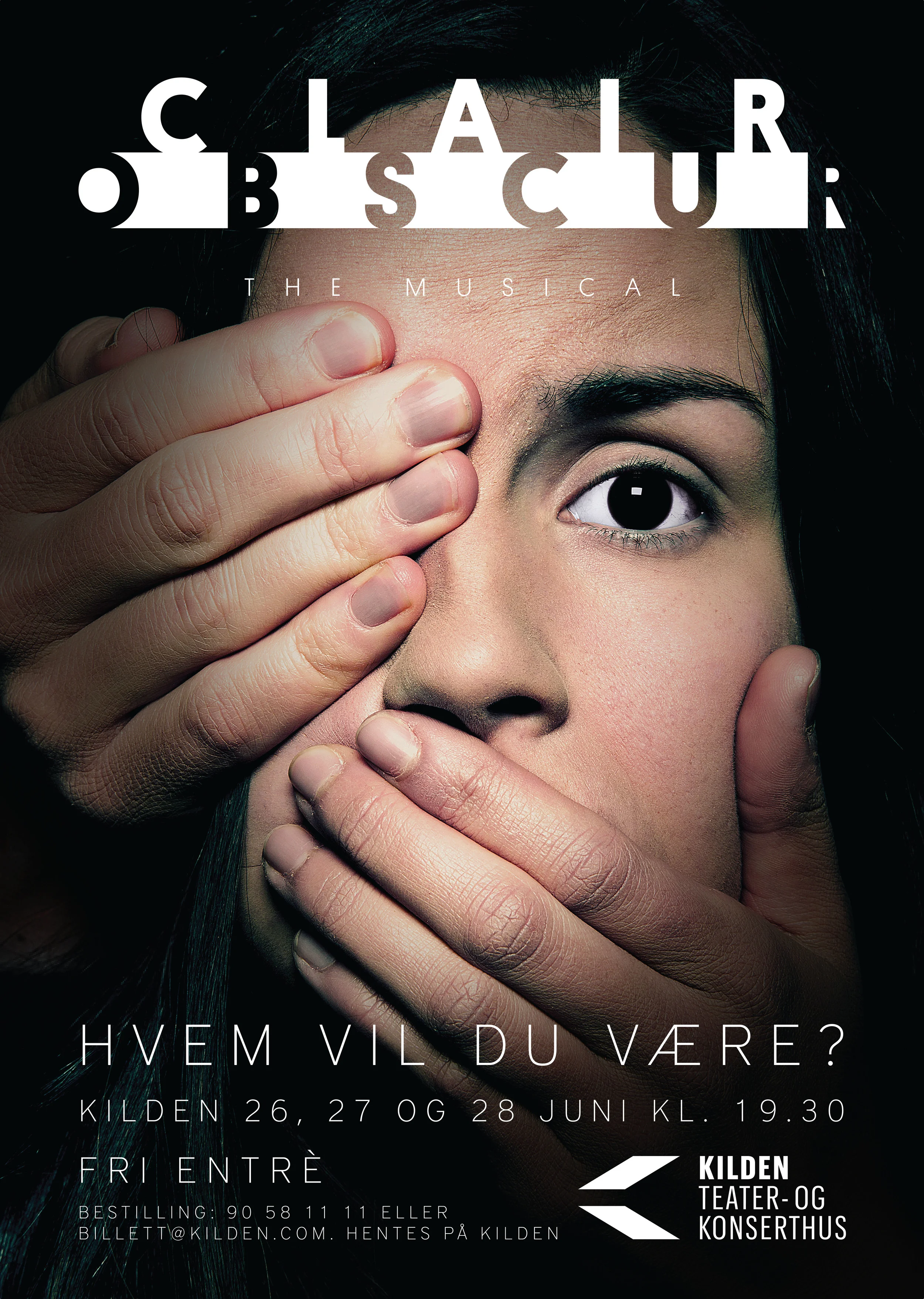 Poster for the muscial: Clair Obscur