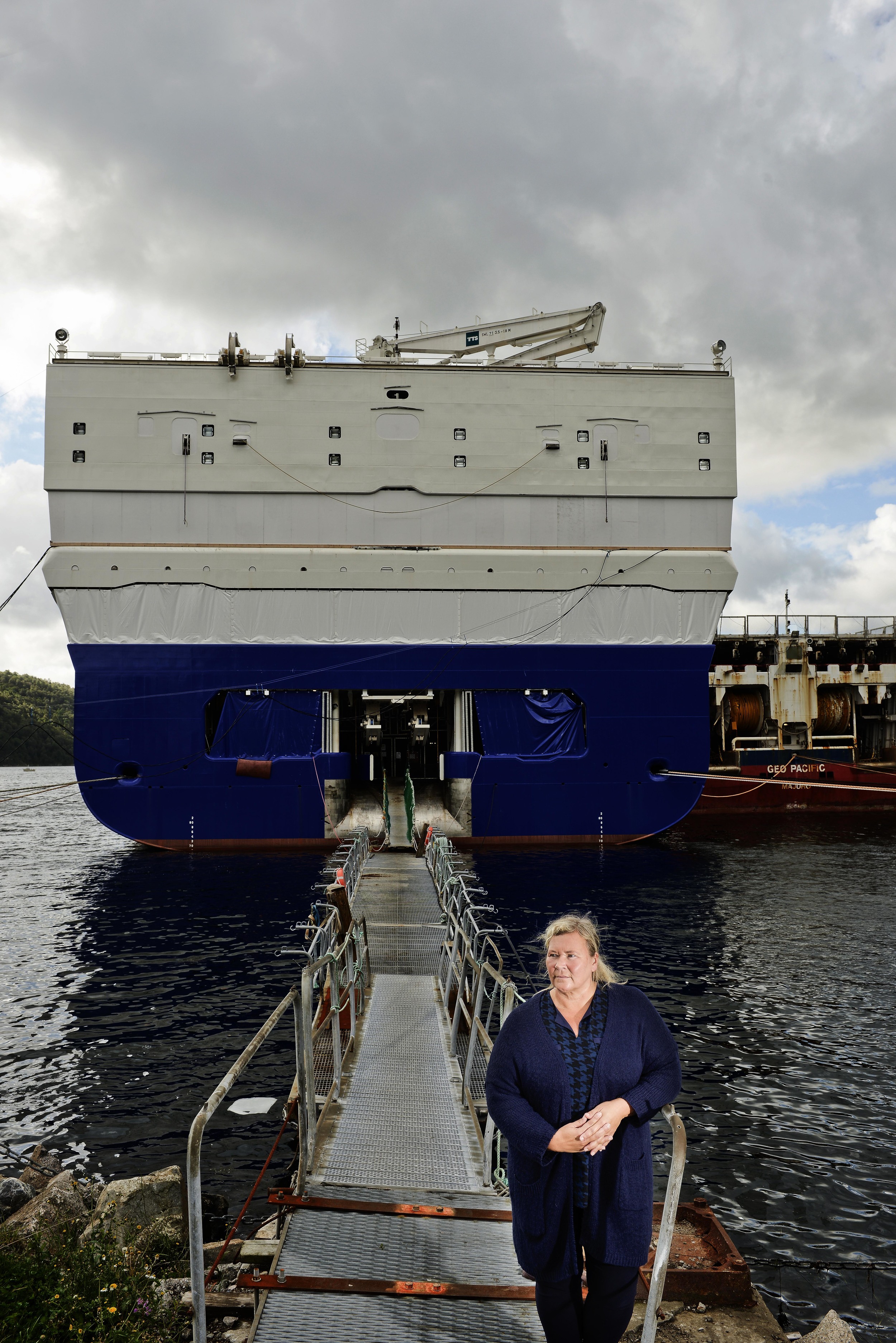 Harbor boss in Lygdal: Jane Arvesen