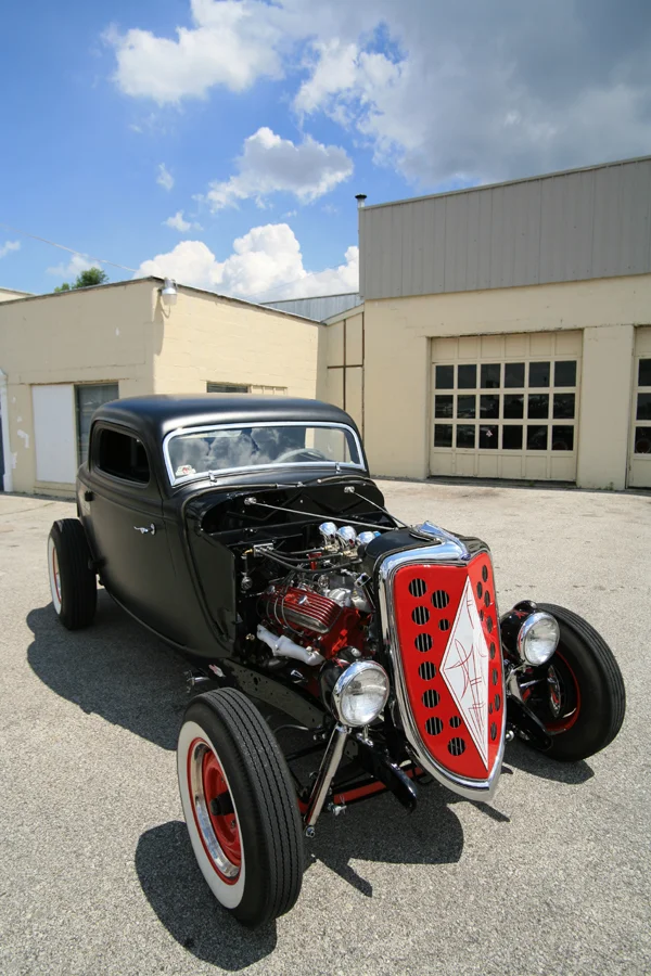 The "Hollywood Cross Speed Shop" 1934 Ford