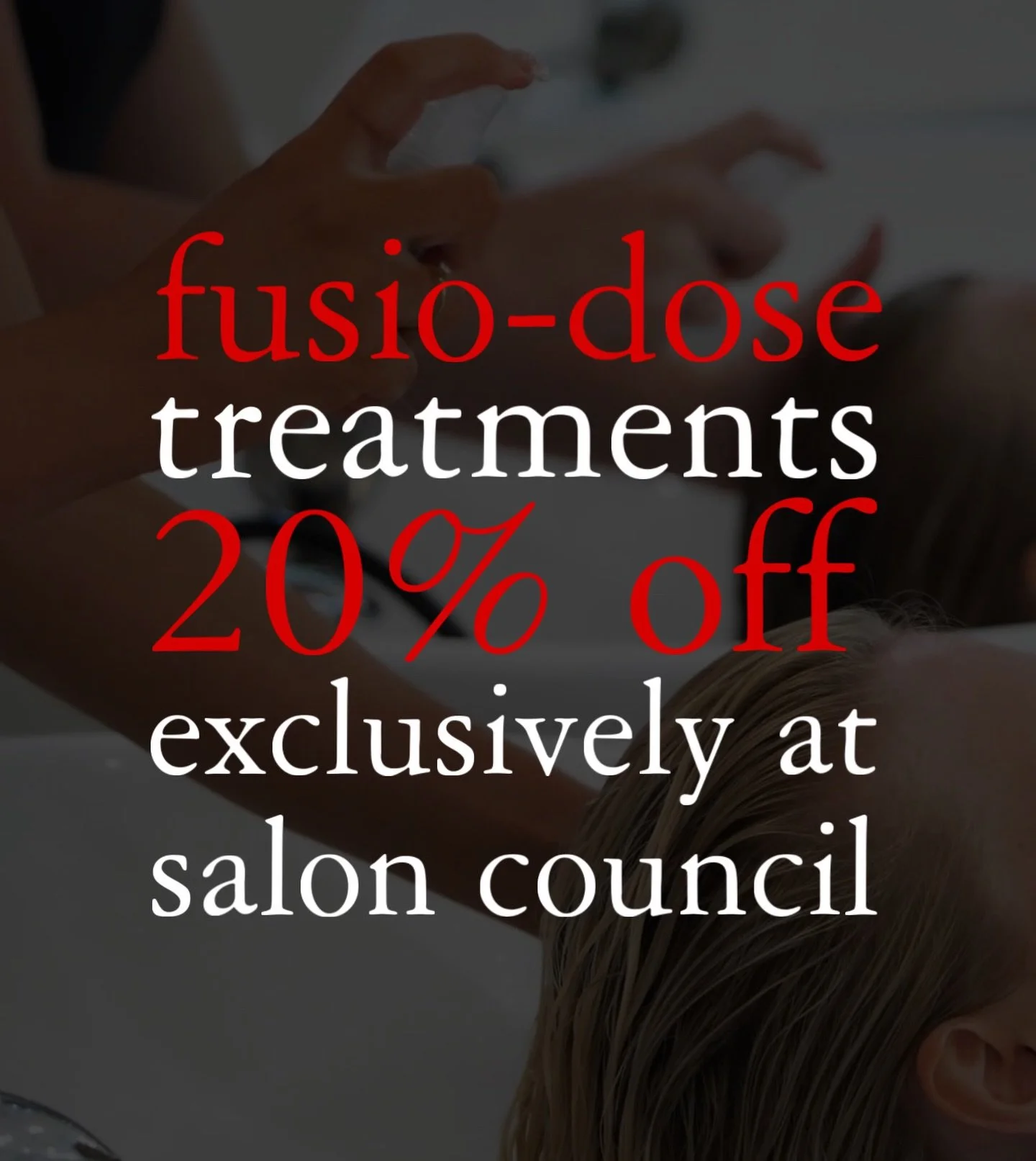 Love what&rsquo;s new&mdash;from roots to ends. ✨
Our K&eacute;rastase Fusio-Dose treatment is 20% off this season&mdash;custom boosters for instant shine, strength, and smoothness. 
Book your glow-up today. 💫

📍 Salon Council | Weston &amp; Pembro