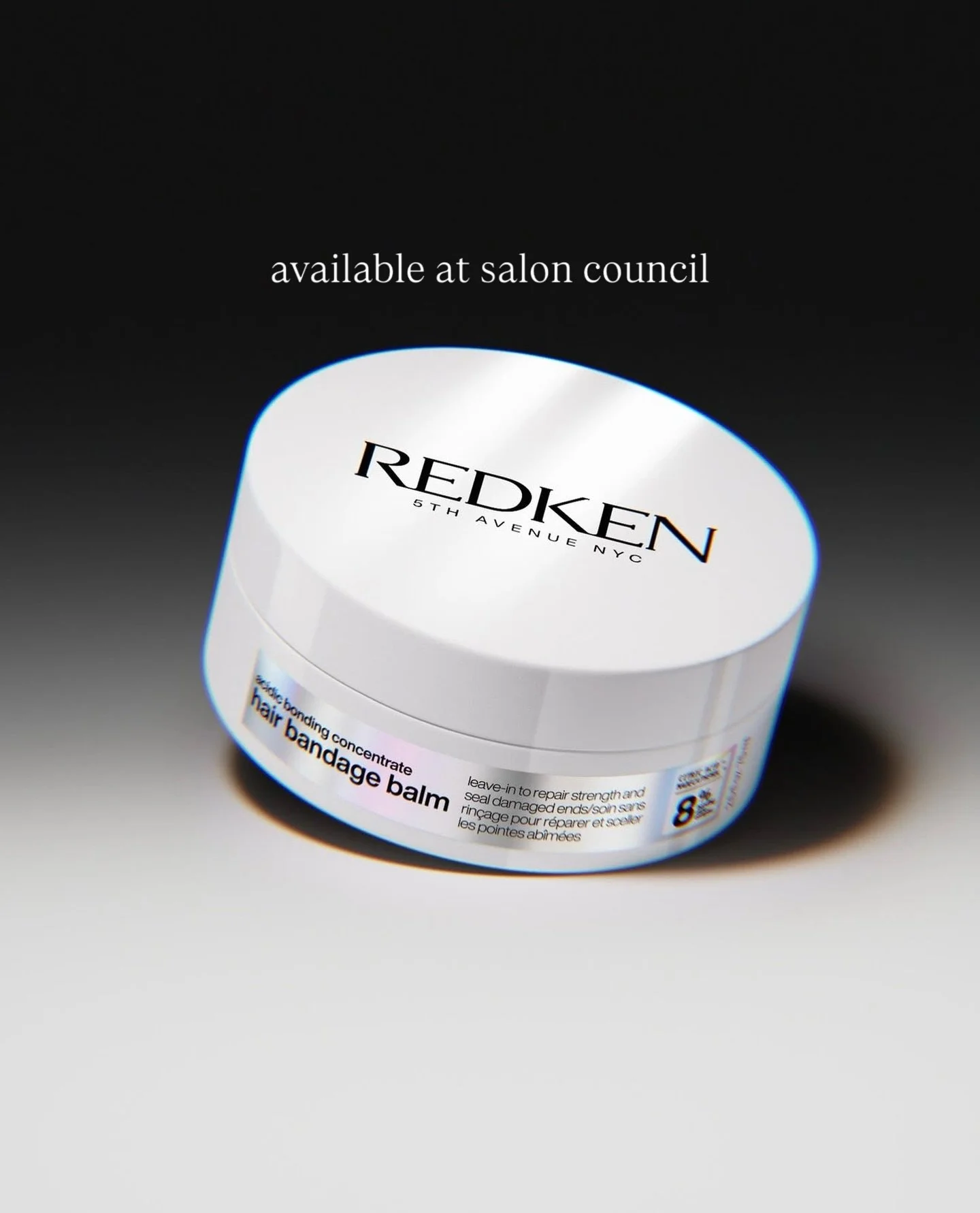 Say bye-bye to split ends ✨

Introducing the NEW Acidic Bonding Concentrate Hair Bandage Balm, the latest addition to the ABC family, now available at Salon Council.

Formulated with Citric Acid and 8% Bonding Care Complex, this powerful balm helps v