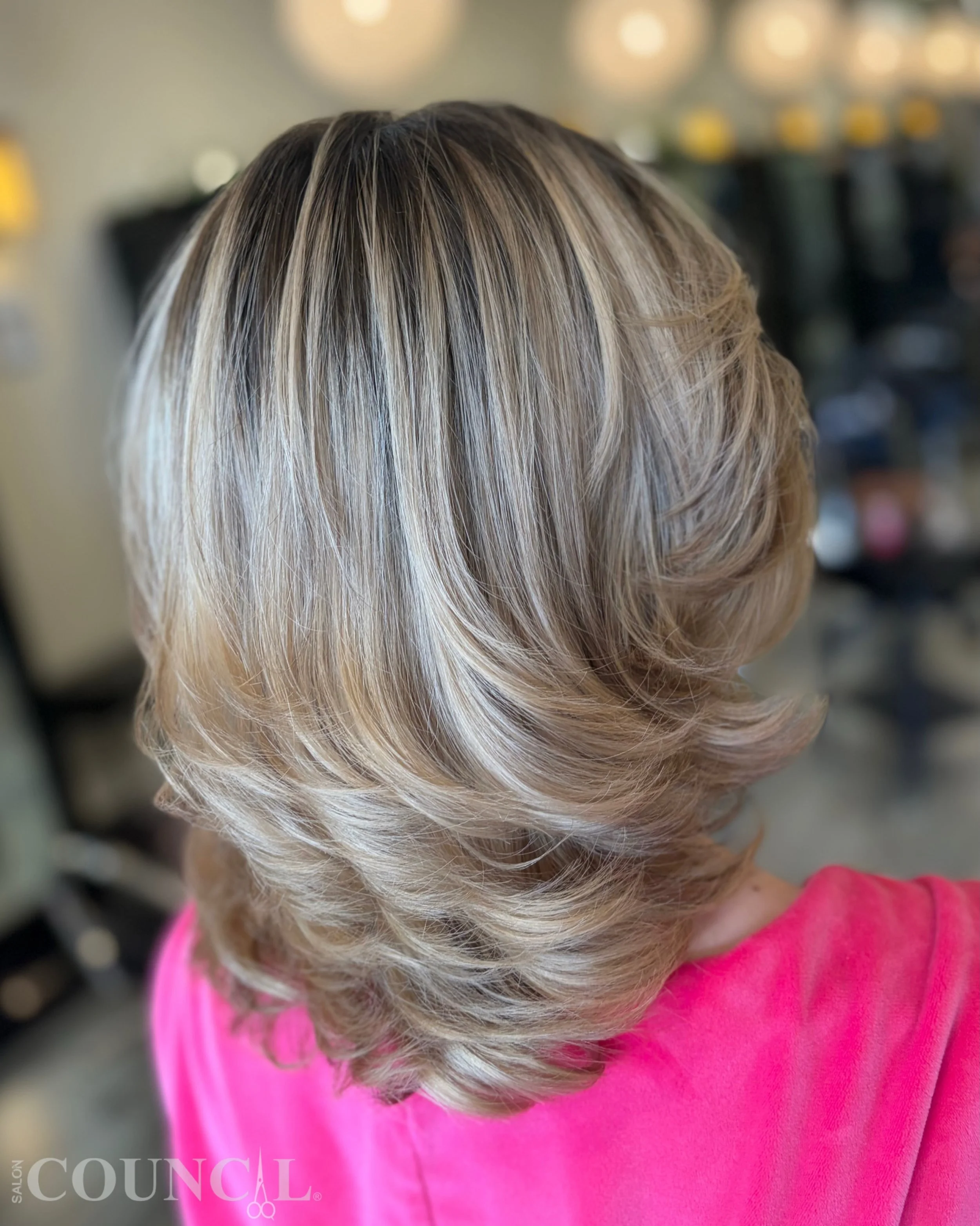 Soft blonde dimension with textured movement. 
This blonde balayage highlight paired with a layered textured bob creates the perfect blend of brightness, shape, and effortless style.

Created by Maria @mariashairlove at Salon Council.

#SalonCouncil 