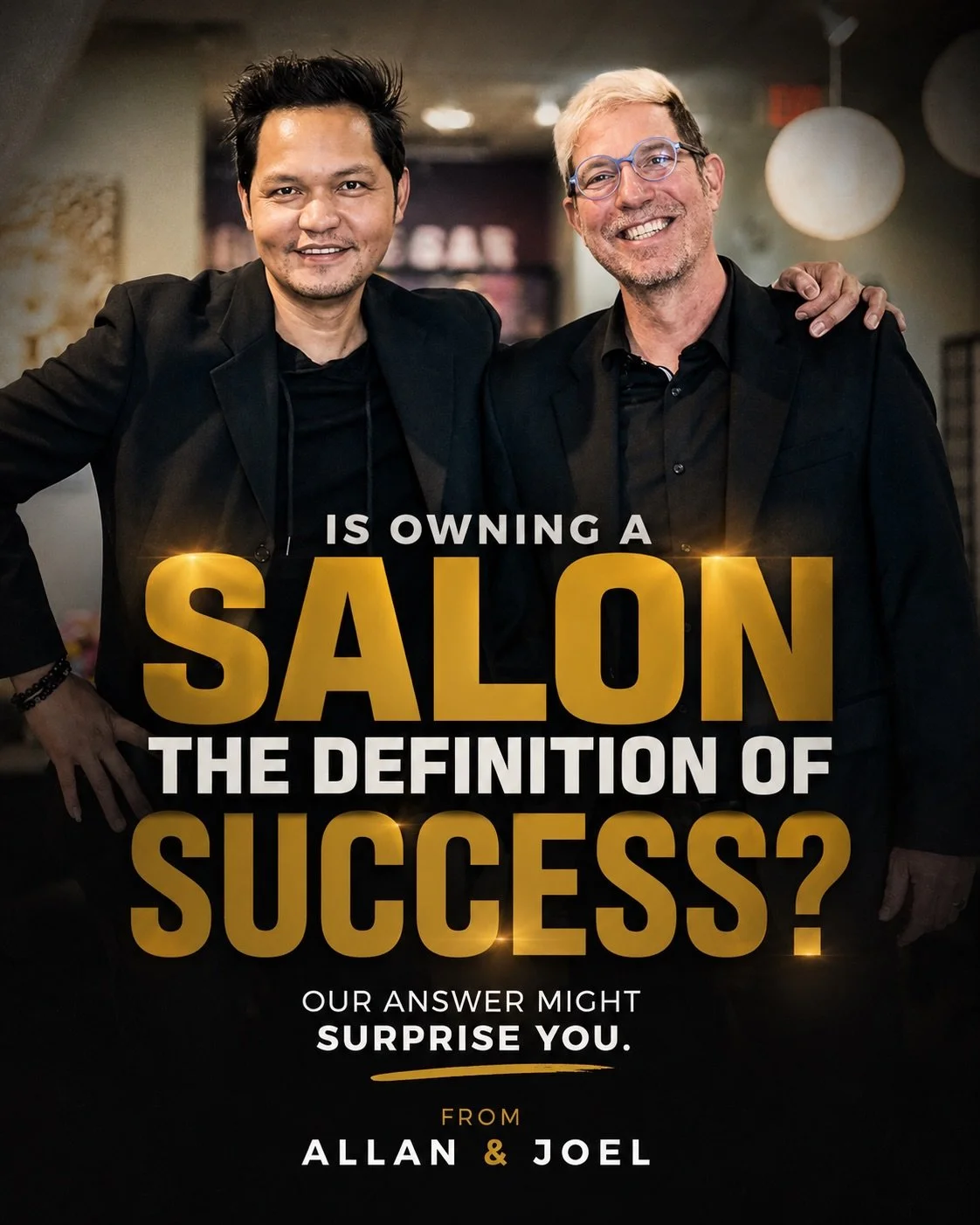 Is owning a salon the definition of success?

For years, we thought success meant opening the doors, becoming business owners, and building a salon.

But after years of this journey, we&rsquo;ve learned something much bigger.

Success isn&rsquo;t mea