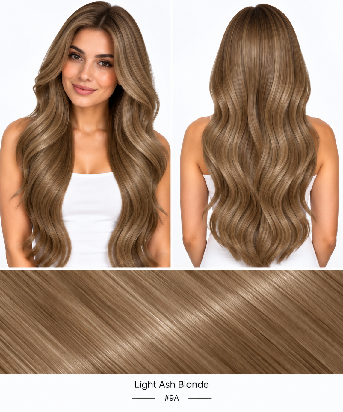 9A Light Ash Blonde Council Hair Extensions.PNG