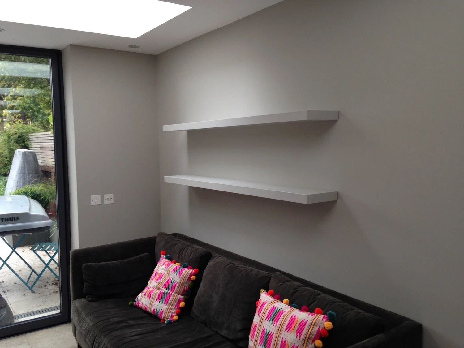 floatng wall shelves painted.jpeg