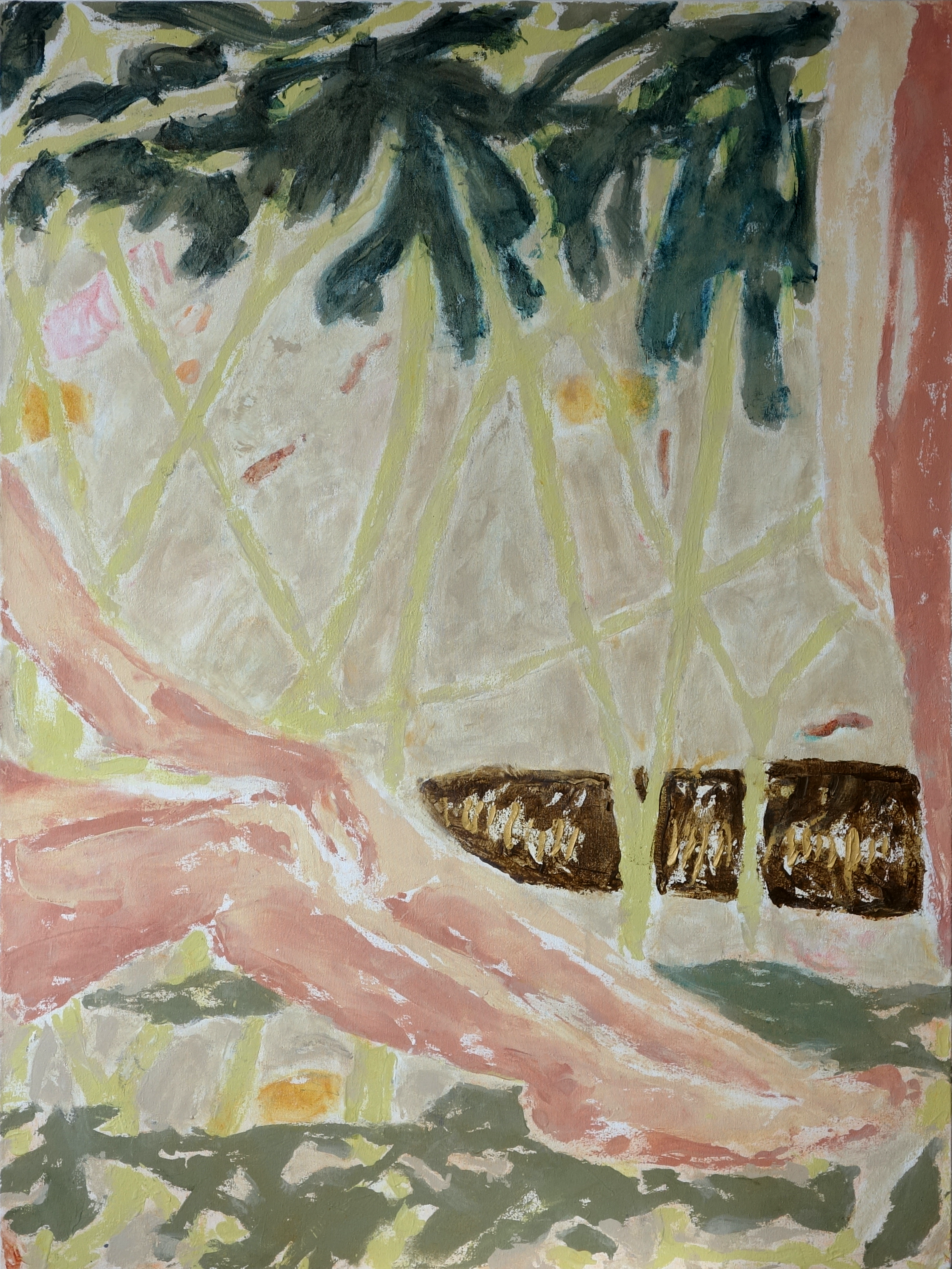Becoming Soil, Oil on Canvas