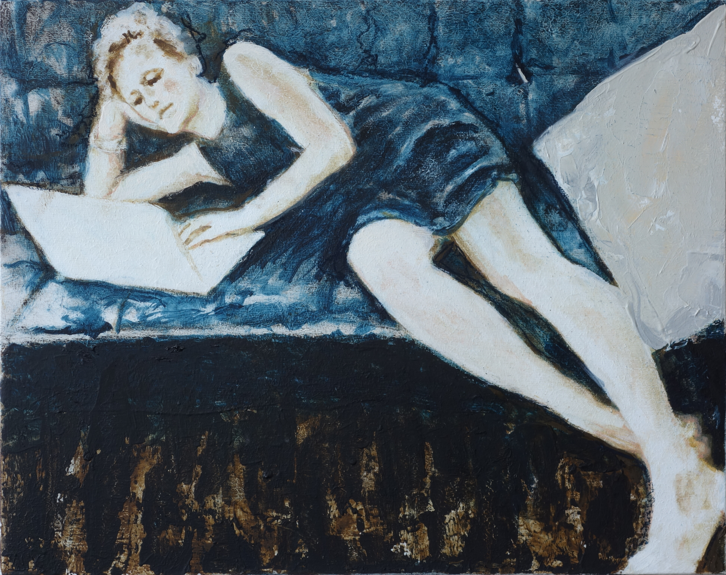 Clara, Oil on Wood