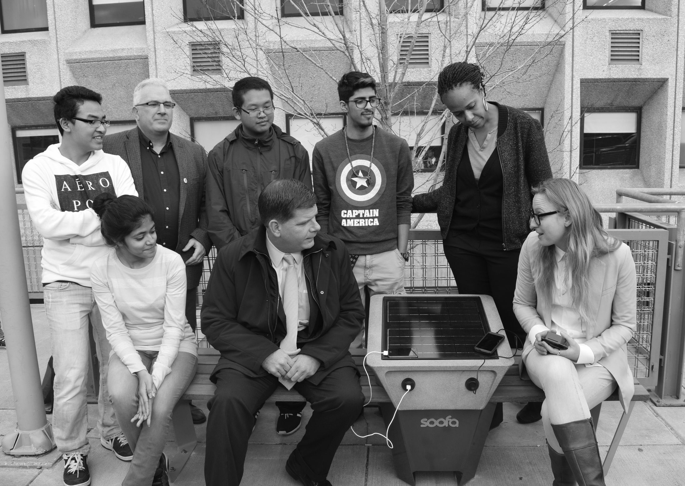 Hacking the Soofa Bench: O'Bryant Hour of Code 