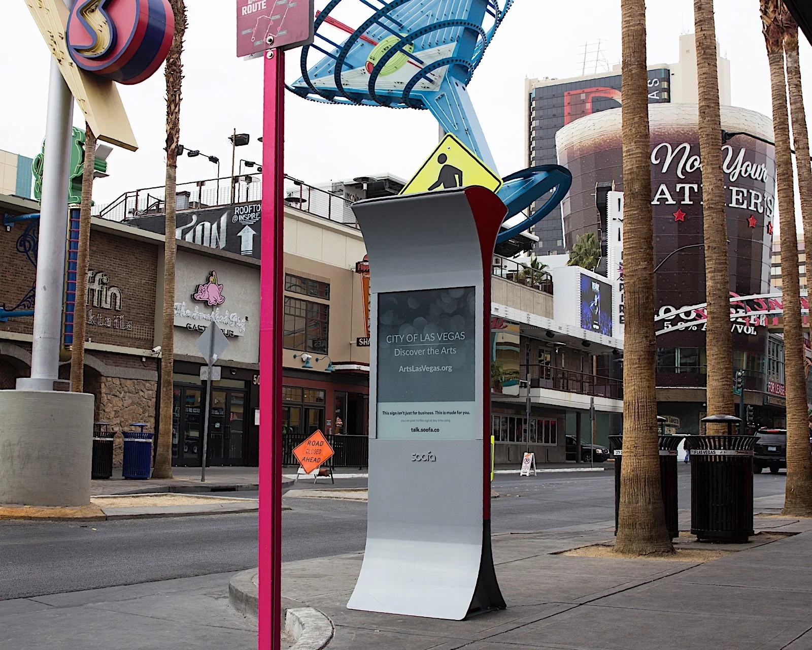 Soofa's Sign is a 21st century smart bulletin board