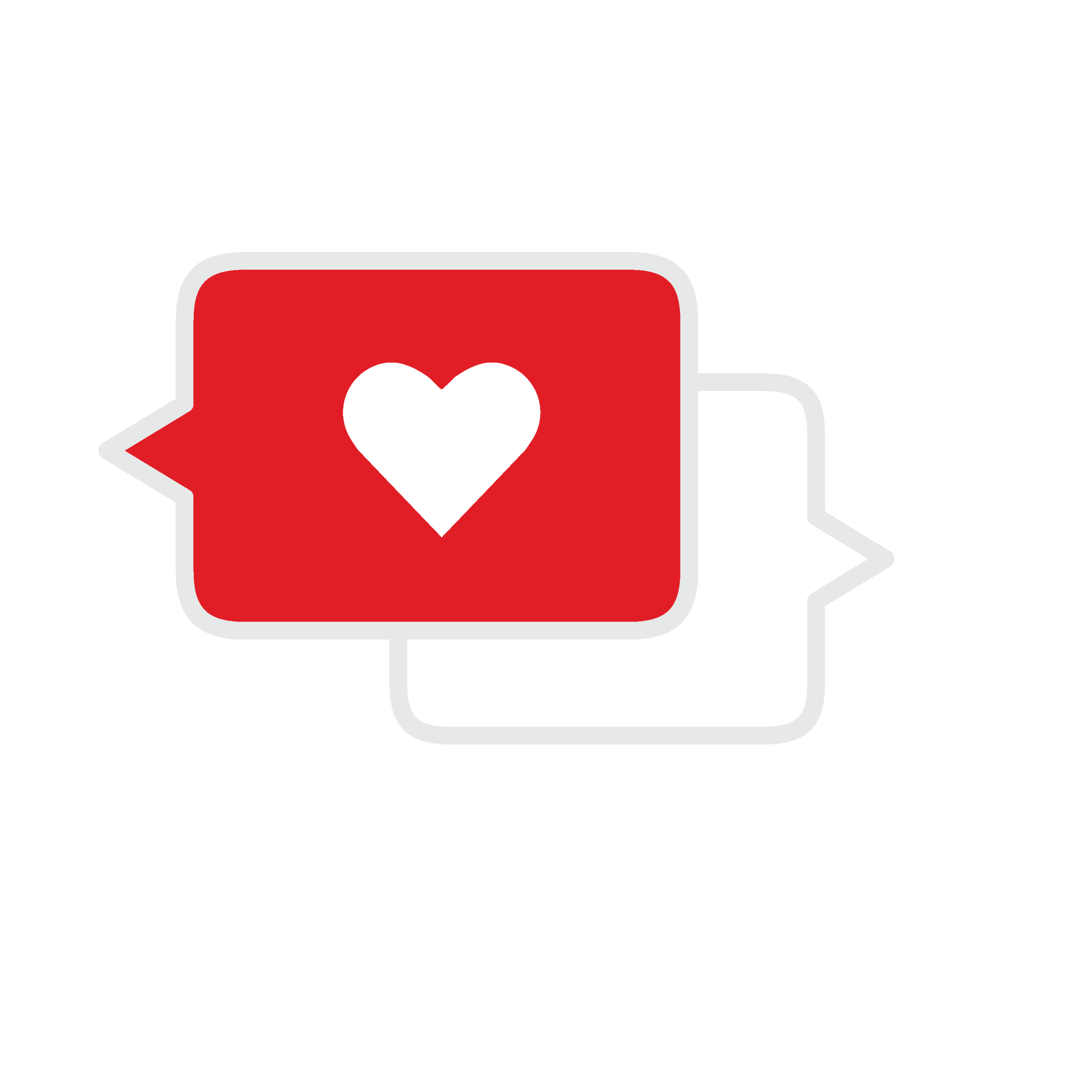 Soofa heart chat