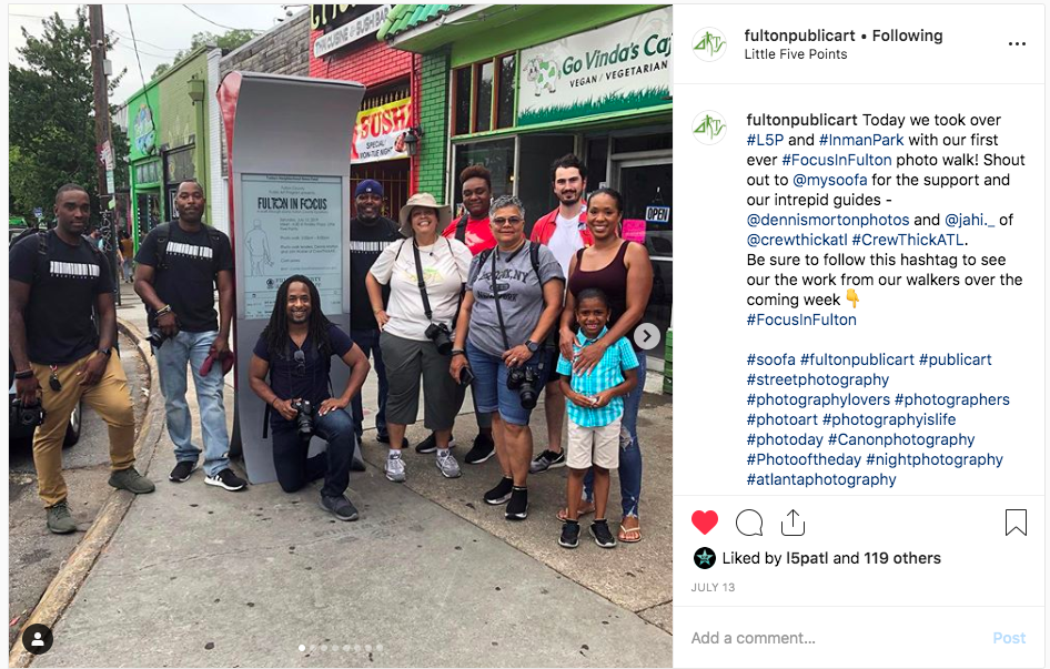 Artists in Fulton County Watch Their Photo Come to Life on Soofa Signs