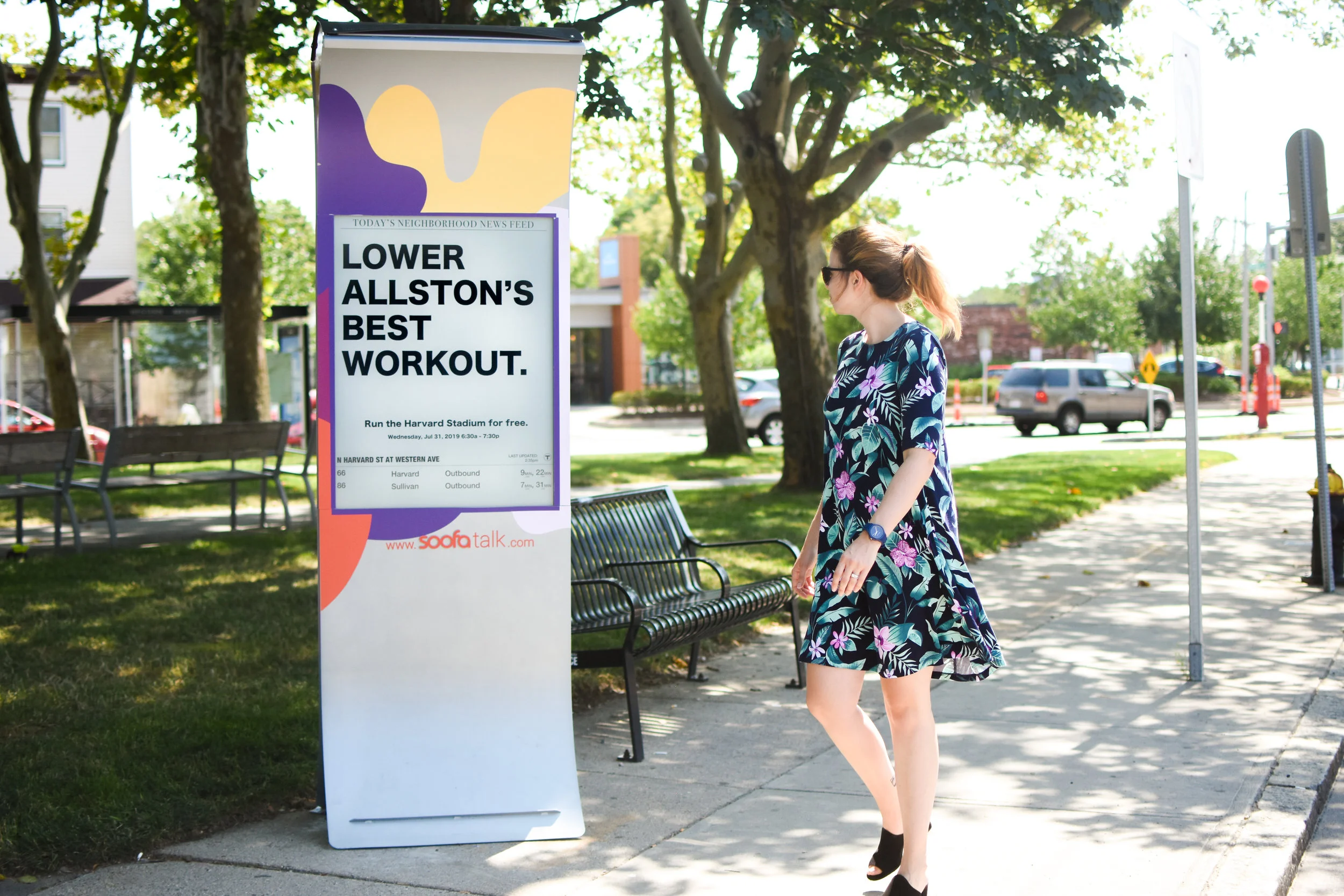 Solar-powered digital message boards deployed in Boston
