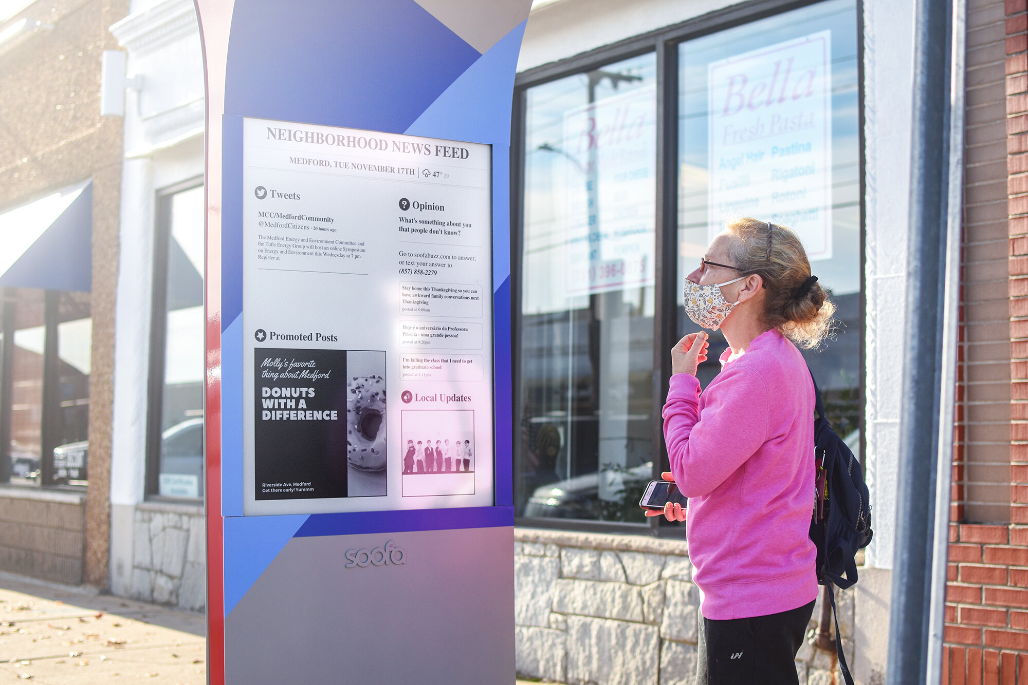 Medford Partners with Soofa to Provide Kiosks for Information