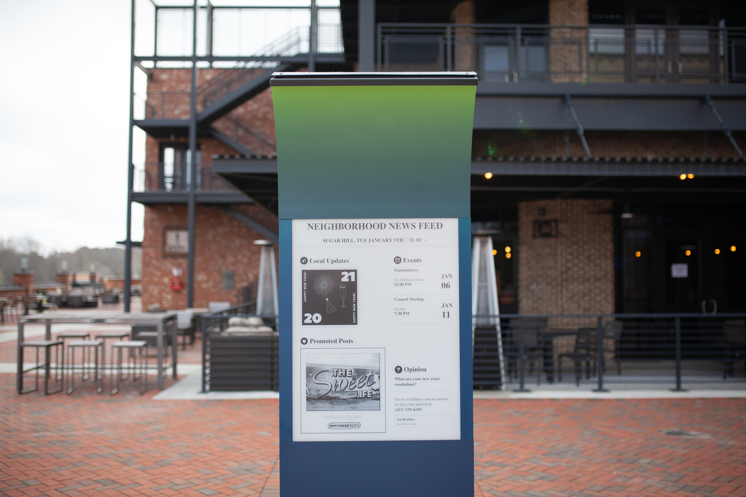 Sugar Hill becomes first city outside perimeter to use Soofa signs