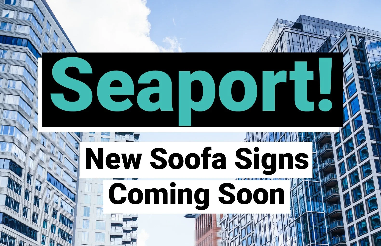New Soofa Inventory Coming to Boston Seaport this Summer
