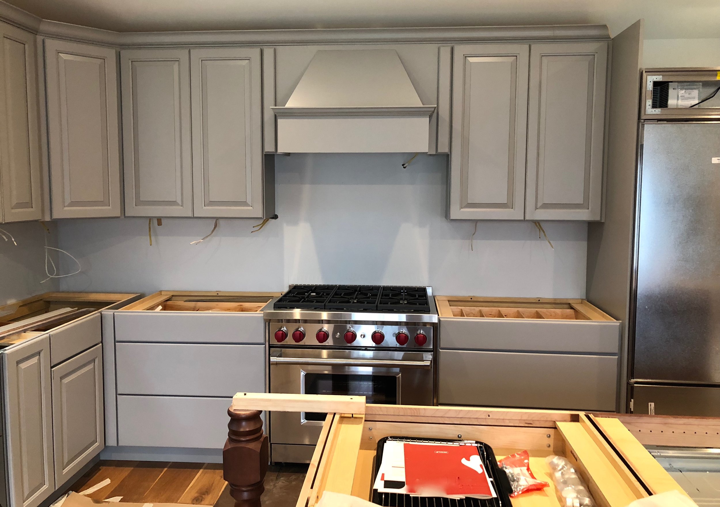 Custom backsplash design and installation in a lakeside home in Averill Park.