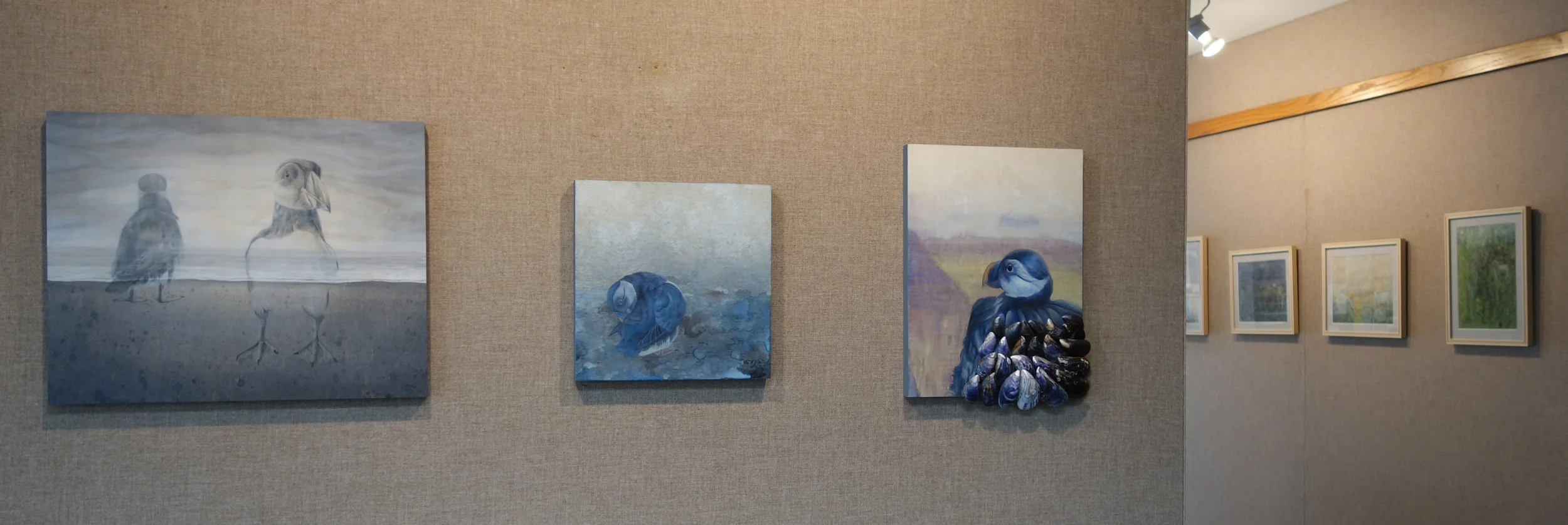And here's a sneak peak of one section of the exhibition!