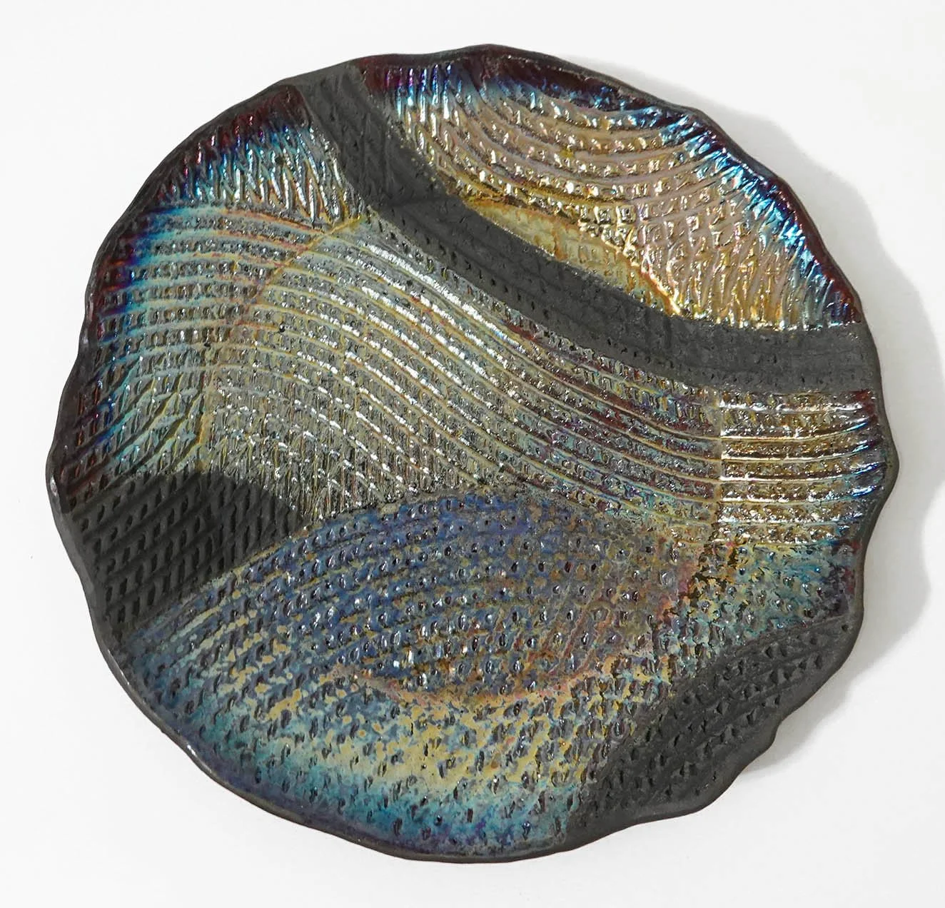 New Raku Copper Glaze Pottery