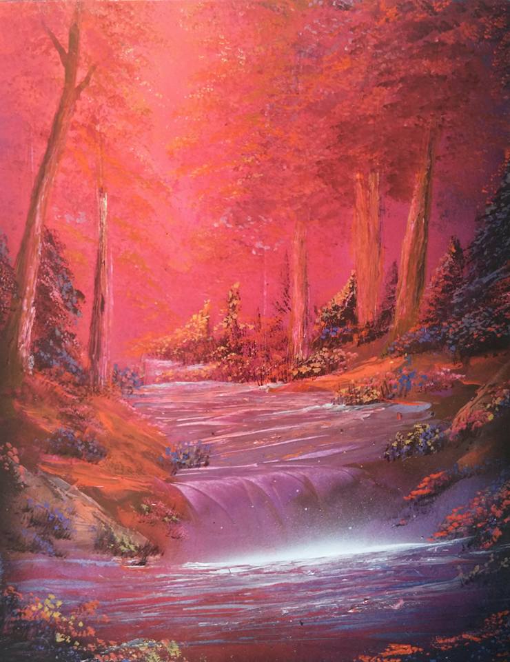 Purple waters