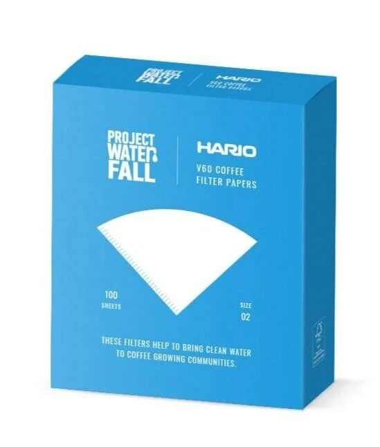 Hario X Project Waterfall V60 Filter Papers