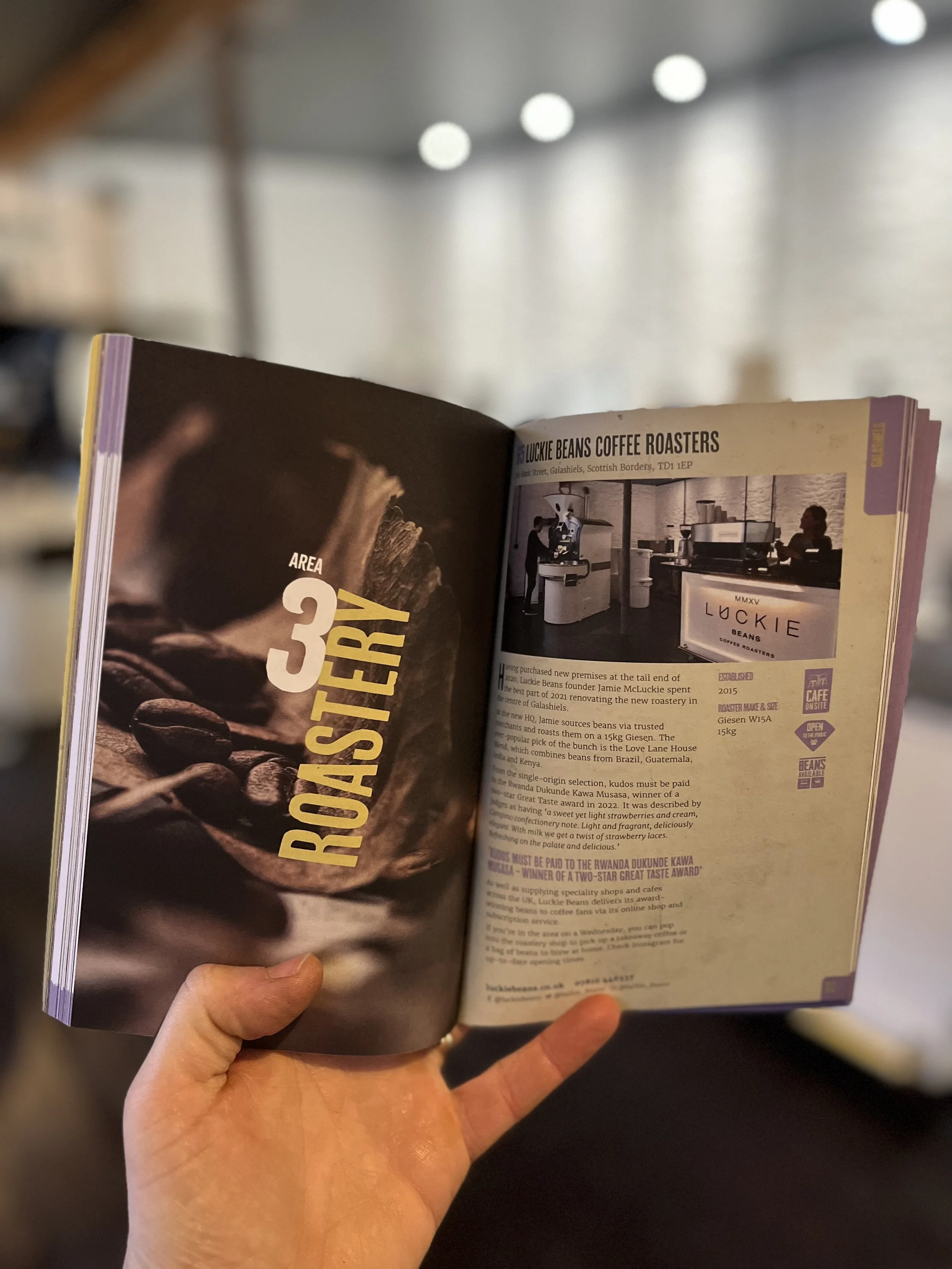 Luckie Beans Independent Coffee Guide Galashiels Roastery