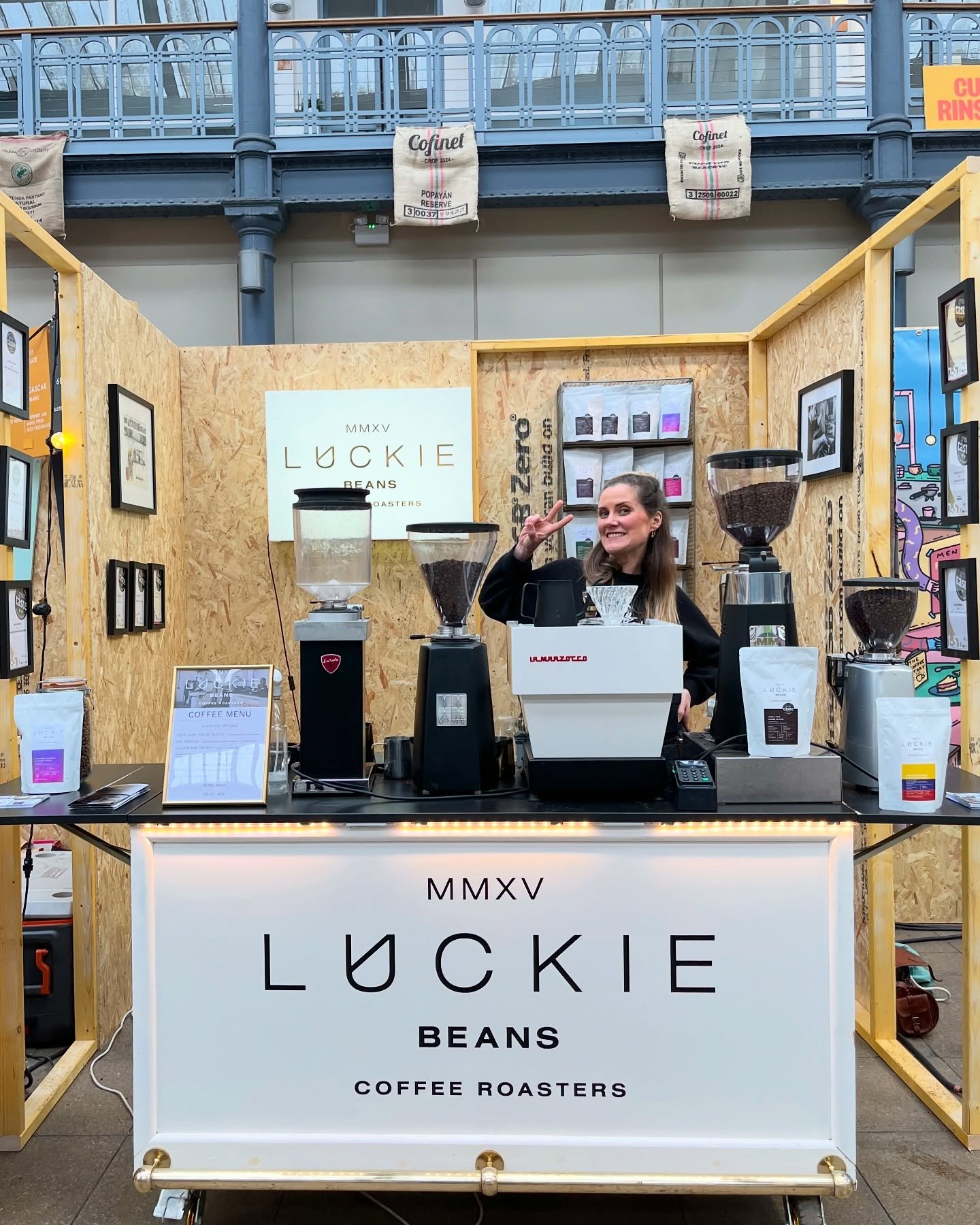 Day one of @glasgowcoffeefestival complete ✔️ 

Who&rsquo;s up for more Gesha pourovers and a selection of espresso to try tomorrow? 

On espresso our options are:

Love Lane
Las Garzas
Emmeline 
Sugarcane Decaf 

See you in the morning coffee lovers