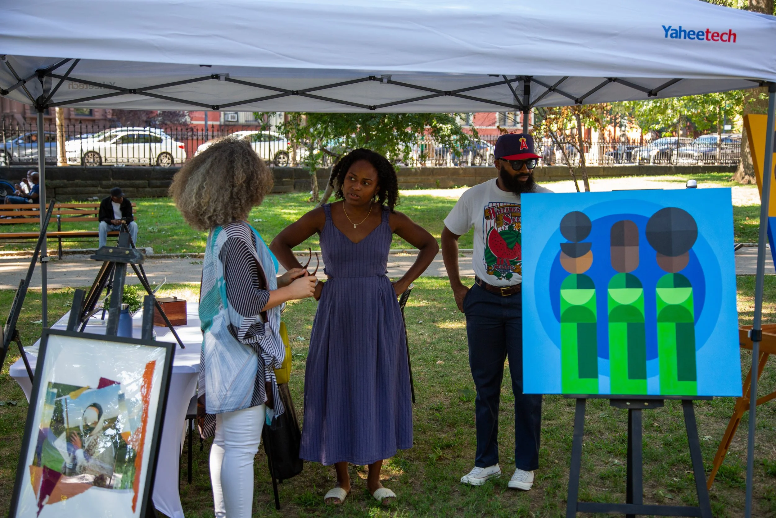  Artists Christina M. Tapper and Fitgi Saint-Louis 