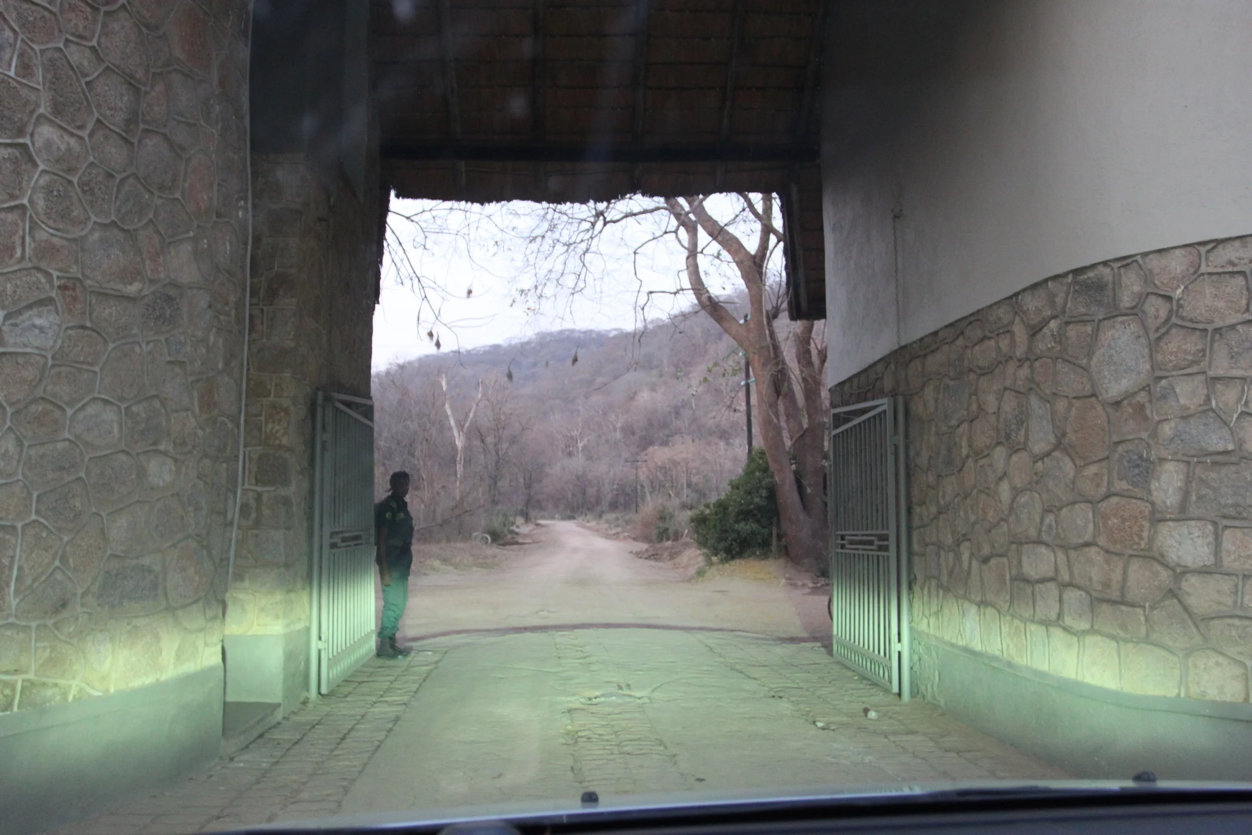 The entrance to Liwonde National Park.
