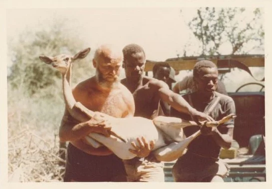Josef Vágner on a wildlife collecting expedition in Africa. Photo courtesy Lenka Vágnerová