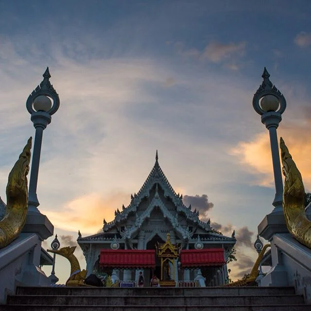 Temple in Krabi #krabi #thailand #temple #travel #thisiswherewereat #light