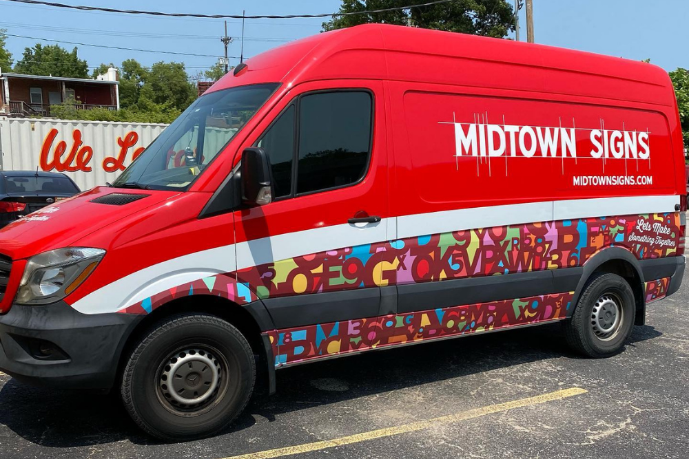Midwest Signs vehicle wrap