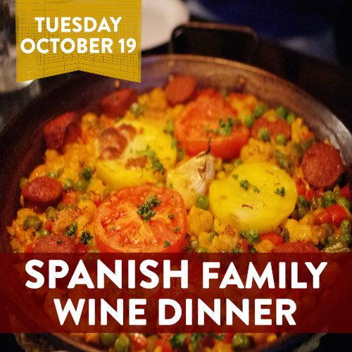 Spanish Family Wine Dinner — Old Vines Wine Bar