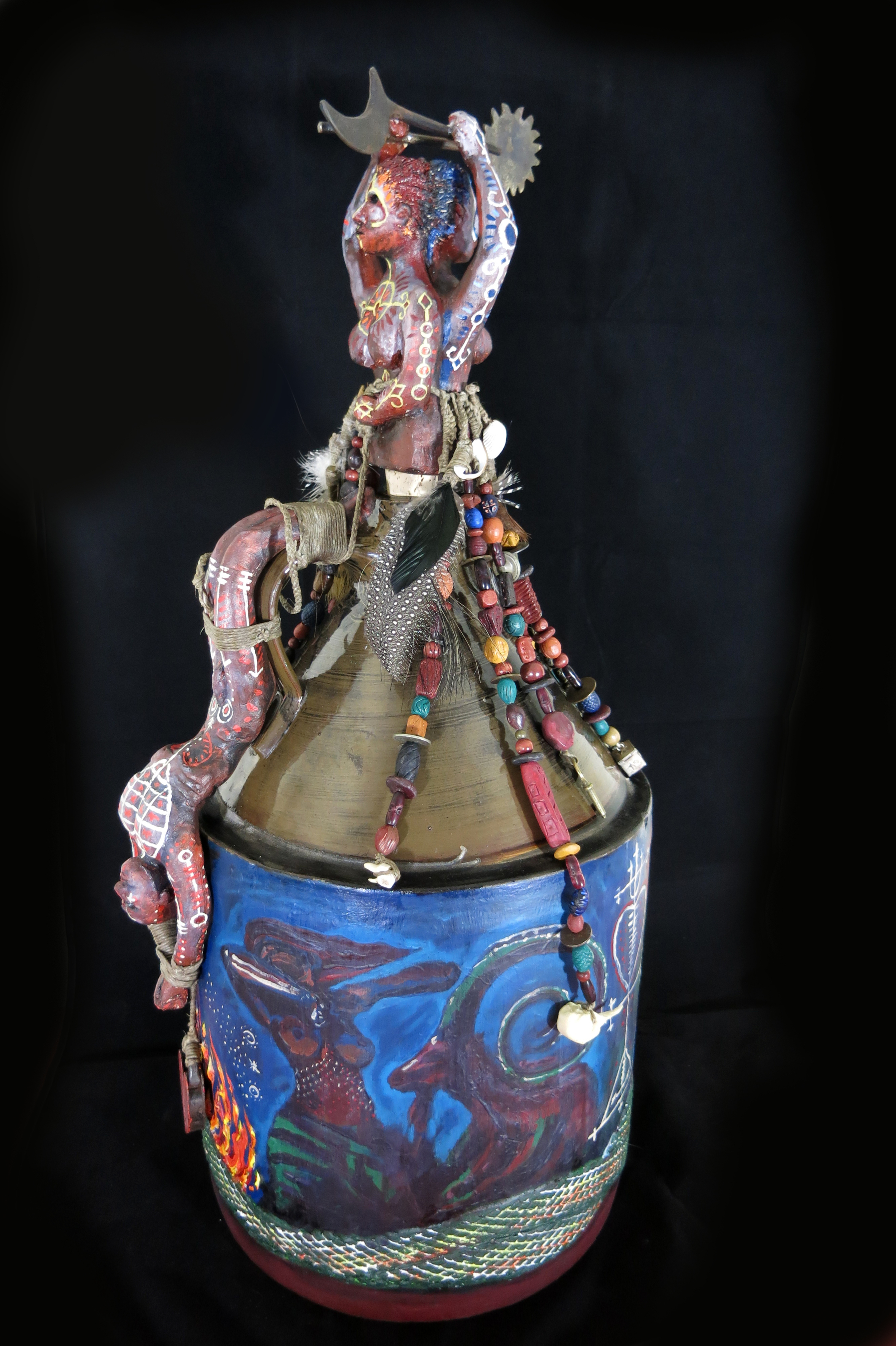 Vodou Jug Art: Marasa Twins