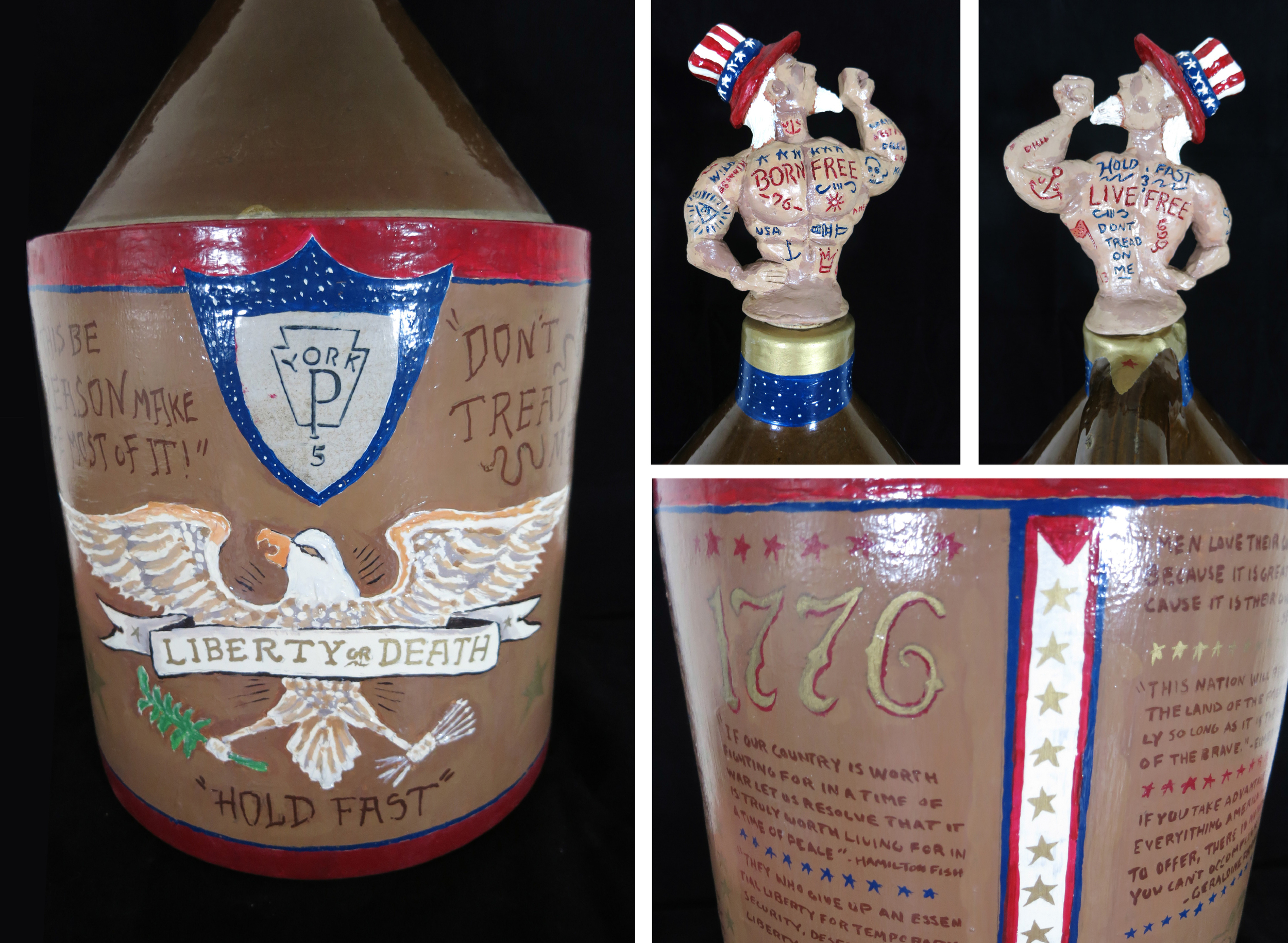 Patriotic Jug Art – additional views