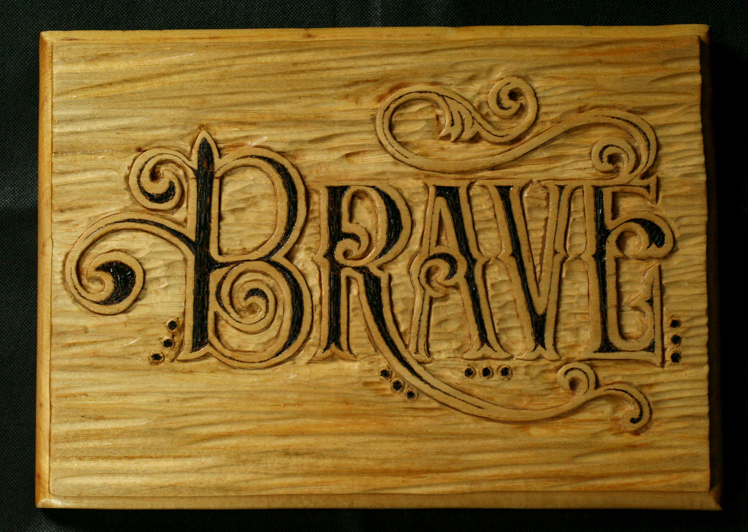 Brave Type Carving