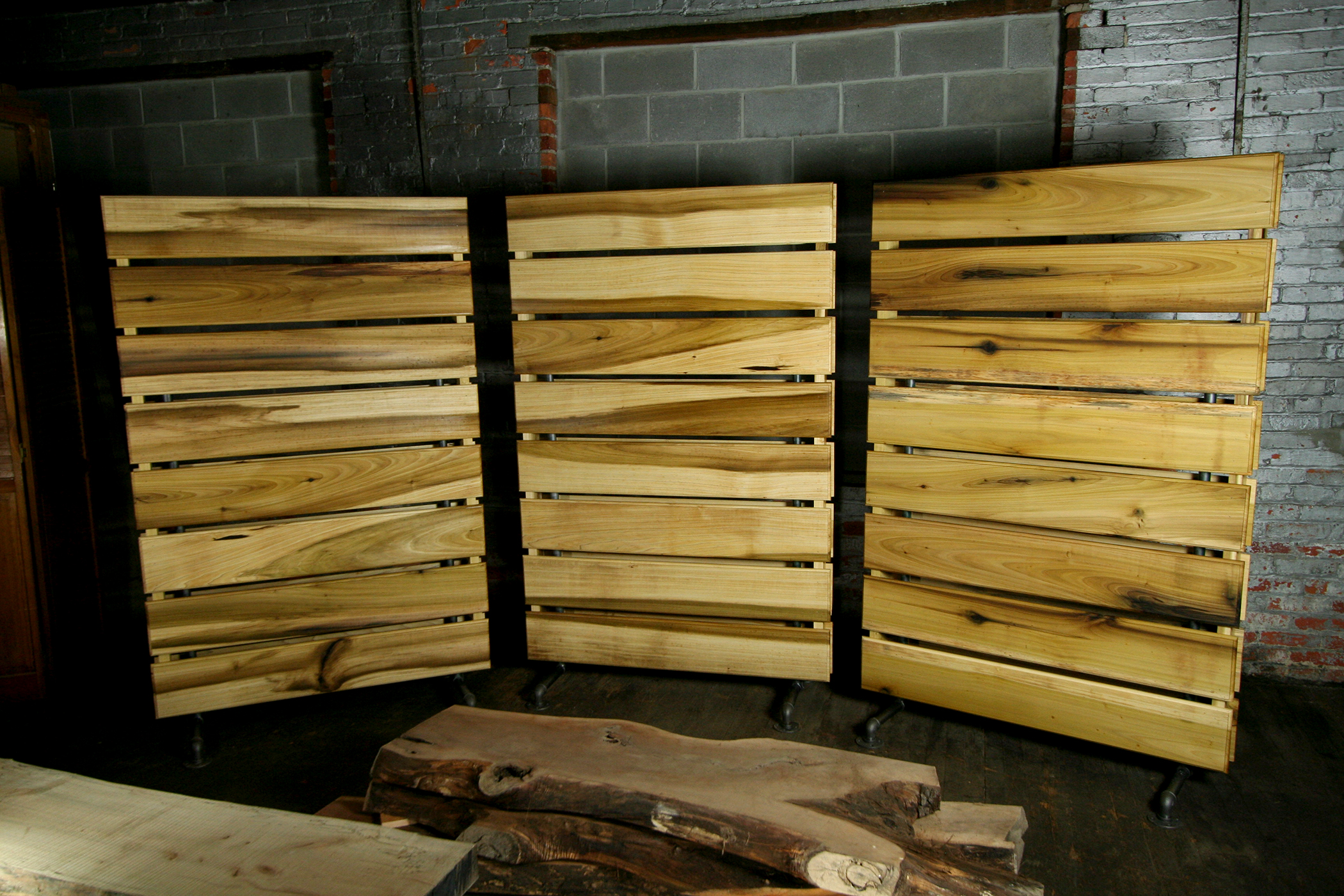 Rustic Partition Walls