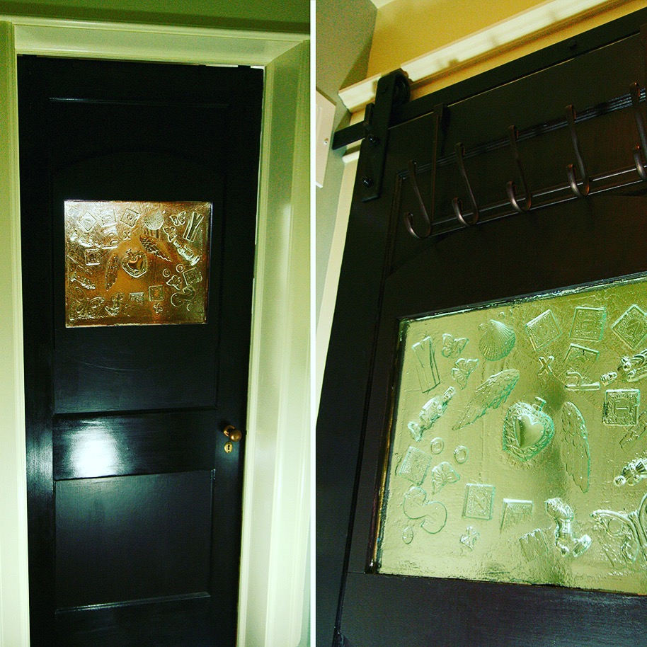 Door renovation with Illustrated Glass