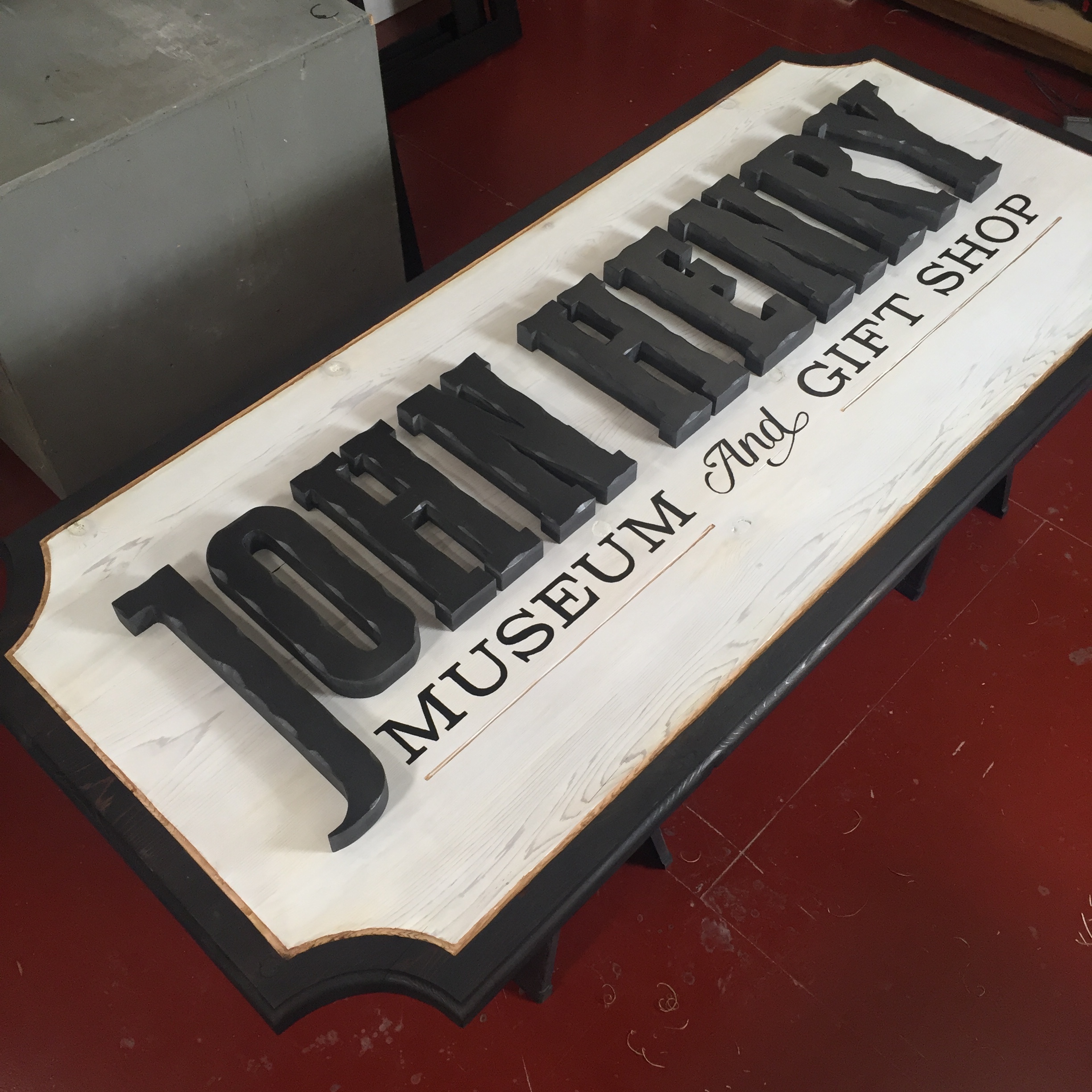 John Henry Museum Sign