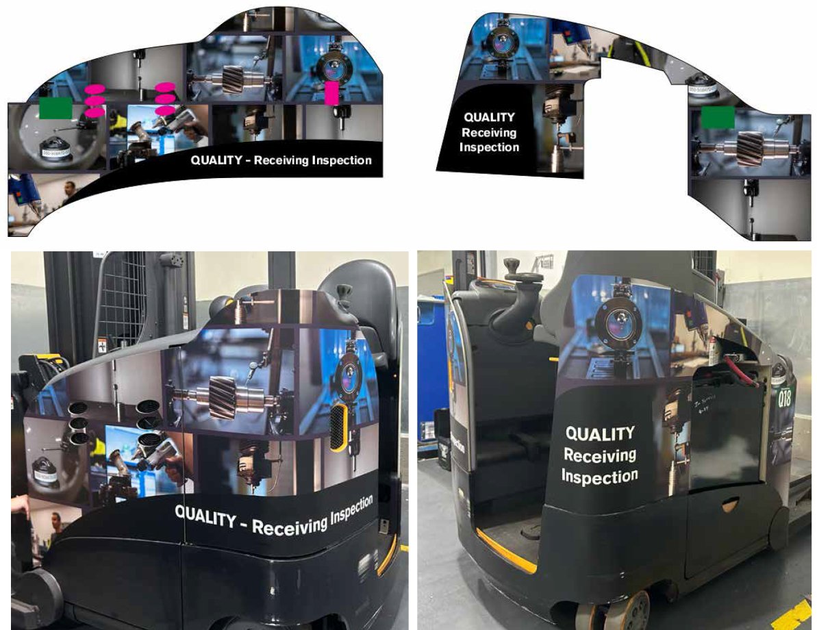 Forklift Wrap Design, 2024