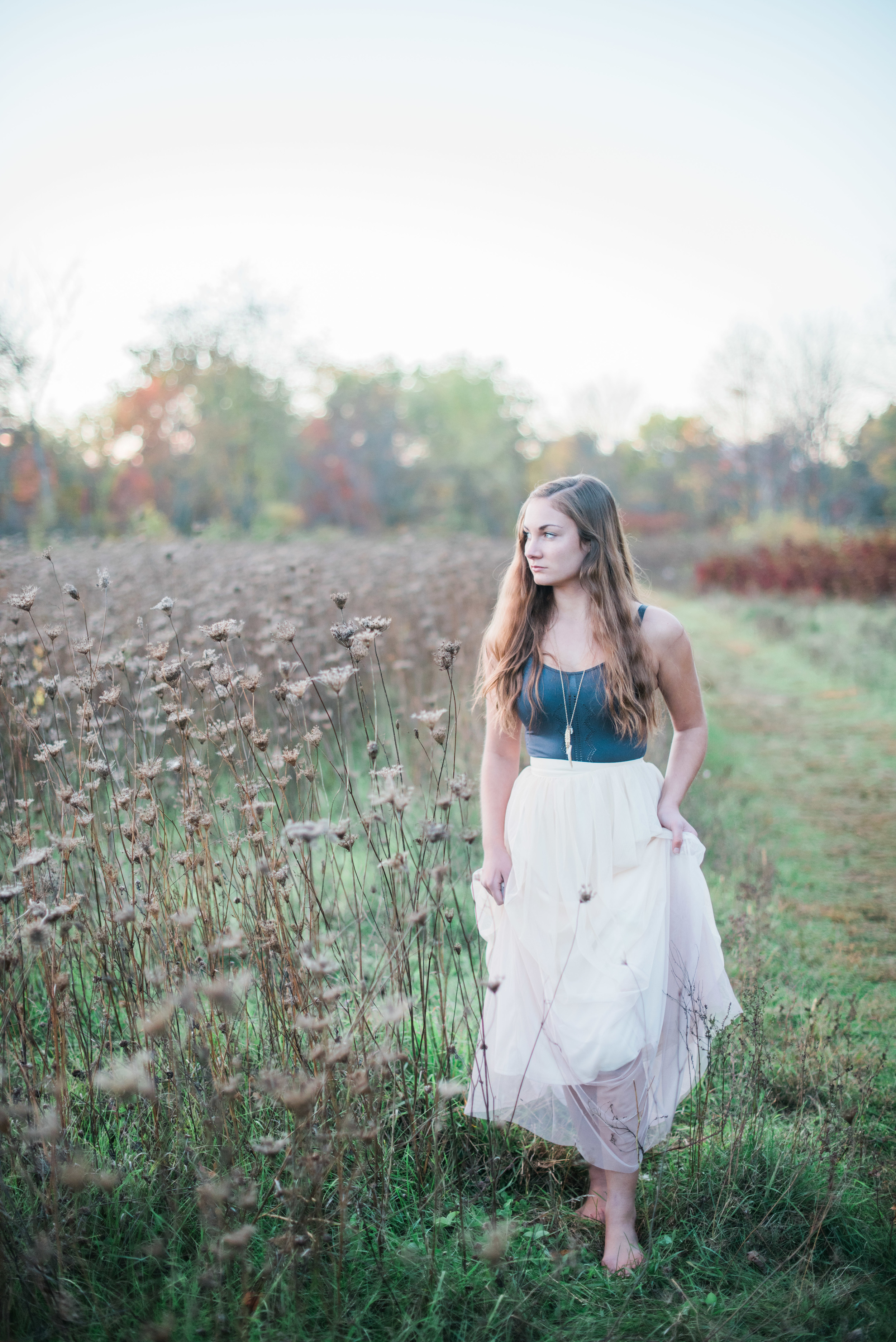 High School Senior Portraits in Hadley MA